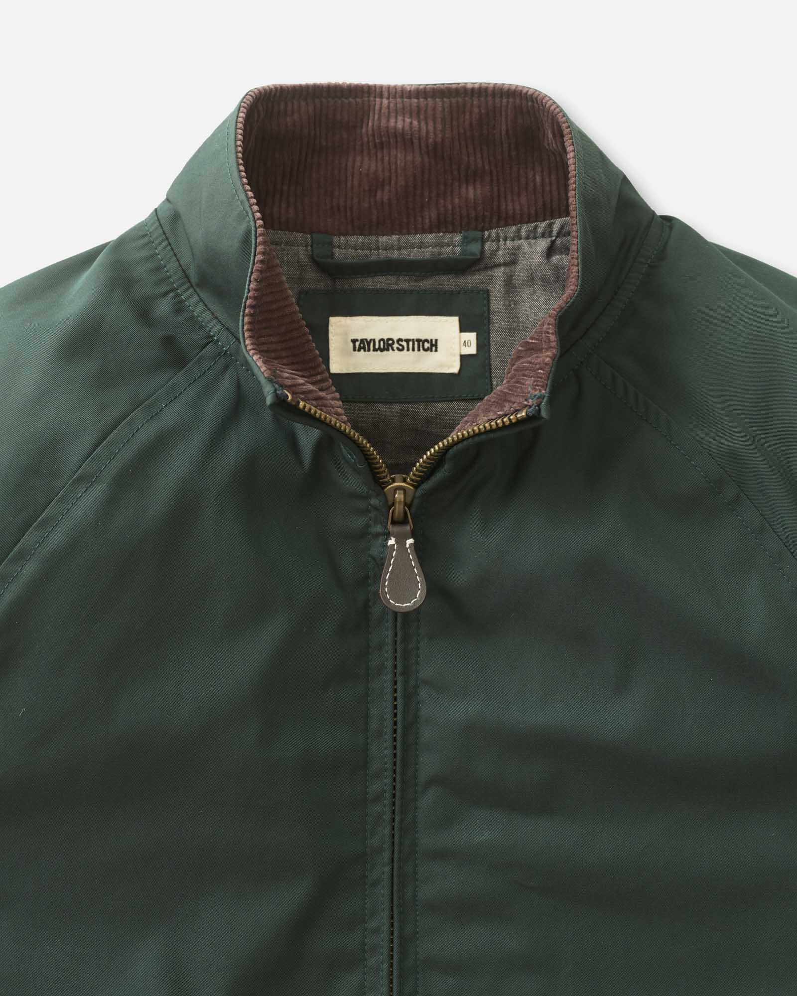 The Dean Jacket in Dark Spruce Twill | Modern Menswear by yycbvcnbmmnbm