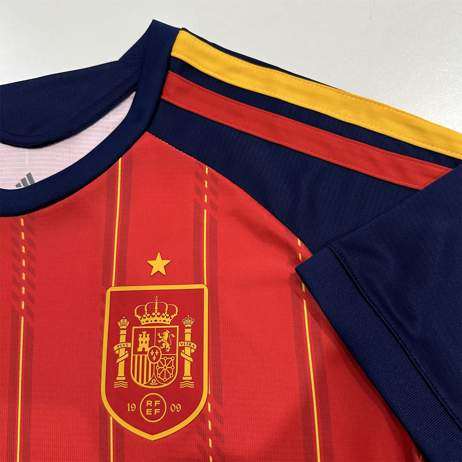 AlphaJersey-Spain 2026 Home Red Jersey - Fans Version