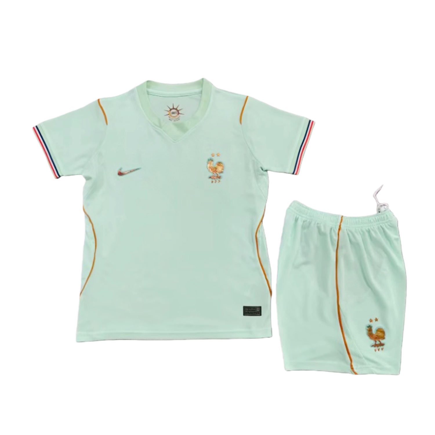 AlphaJersey-France 25-26 Away Mint Green Kids Kit