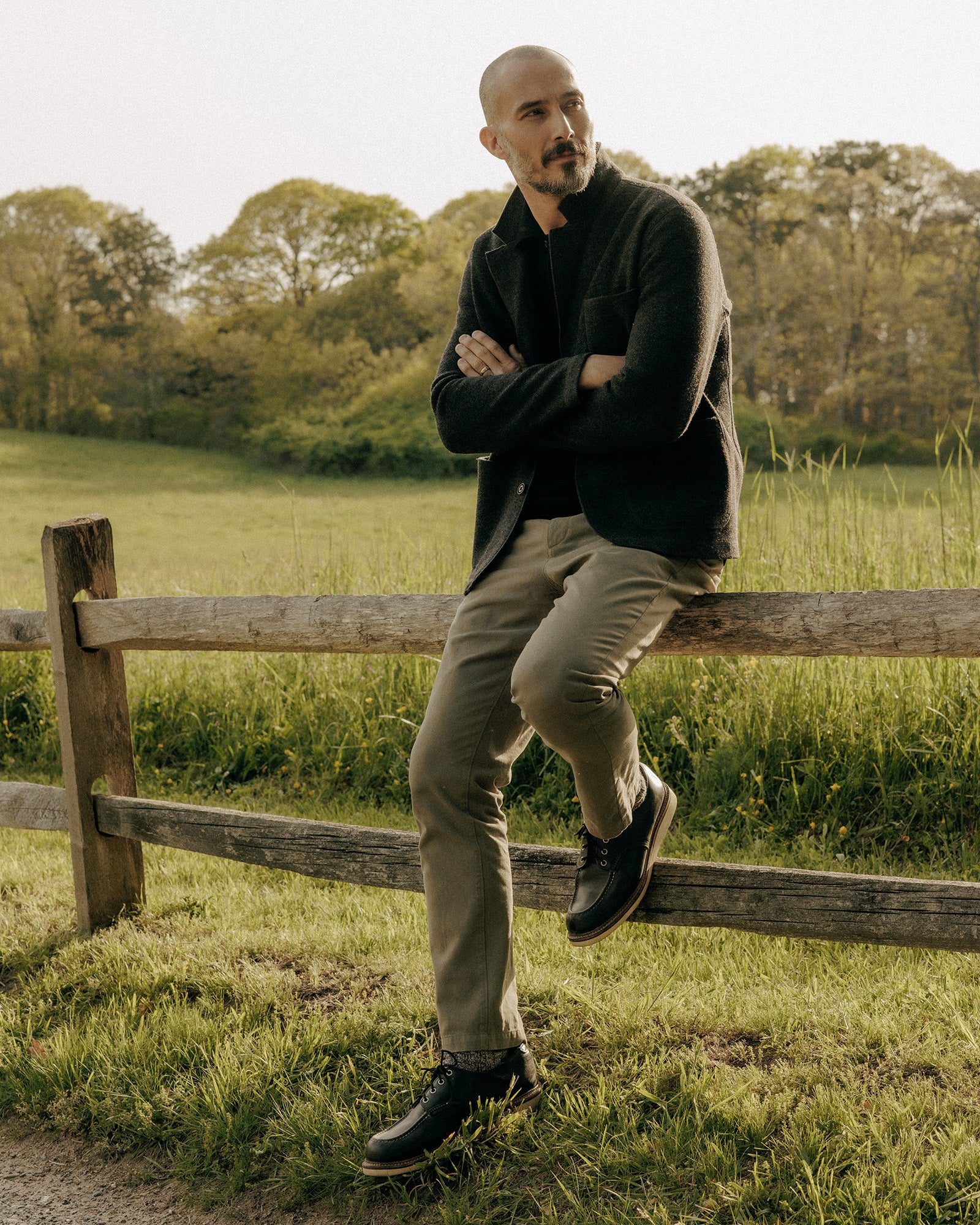 The Democratic Foundation Pant in Organic Smoked Olive | Modern Menswear by yycbvcnbmmnbm