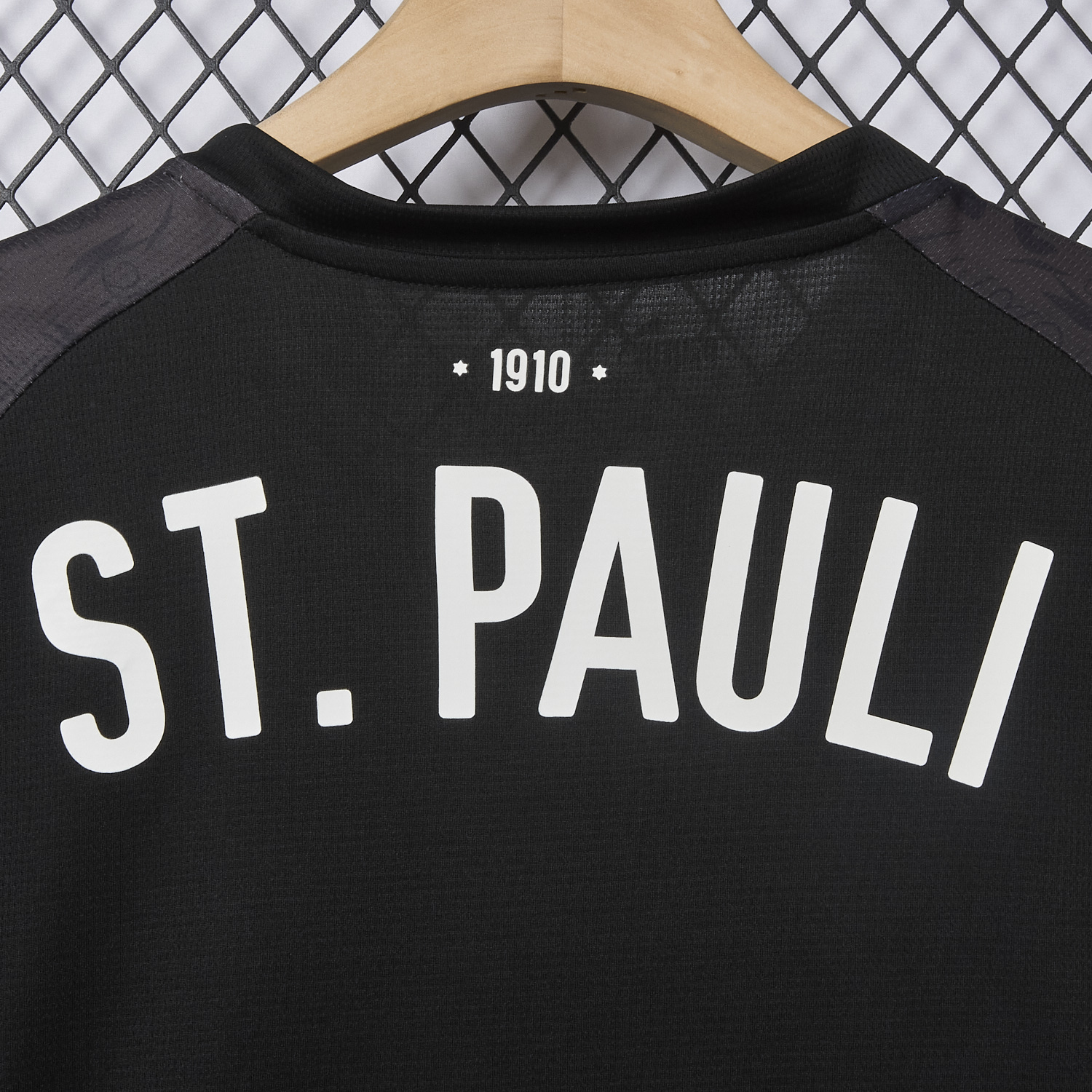 AlphaJersey-St. Pauli 25-26 Third Black Jersey - Fans Version