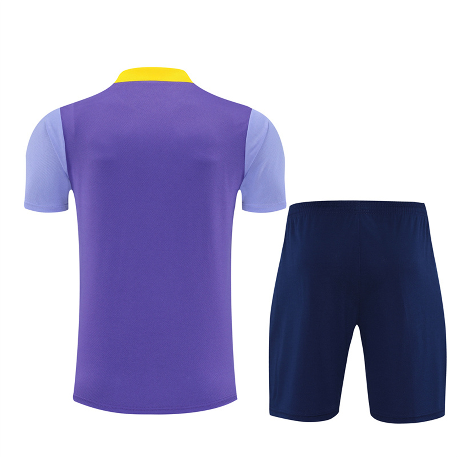 AlphaJersey-Atletico Madrid 25-26 Short-Sleeve Training Set - Purple Top & Royal Blue shorts