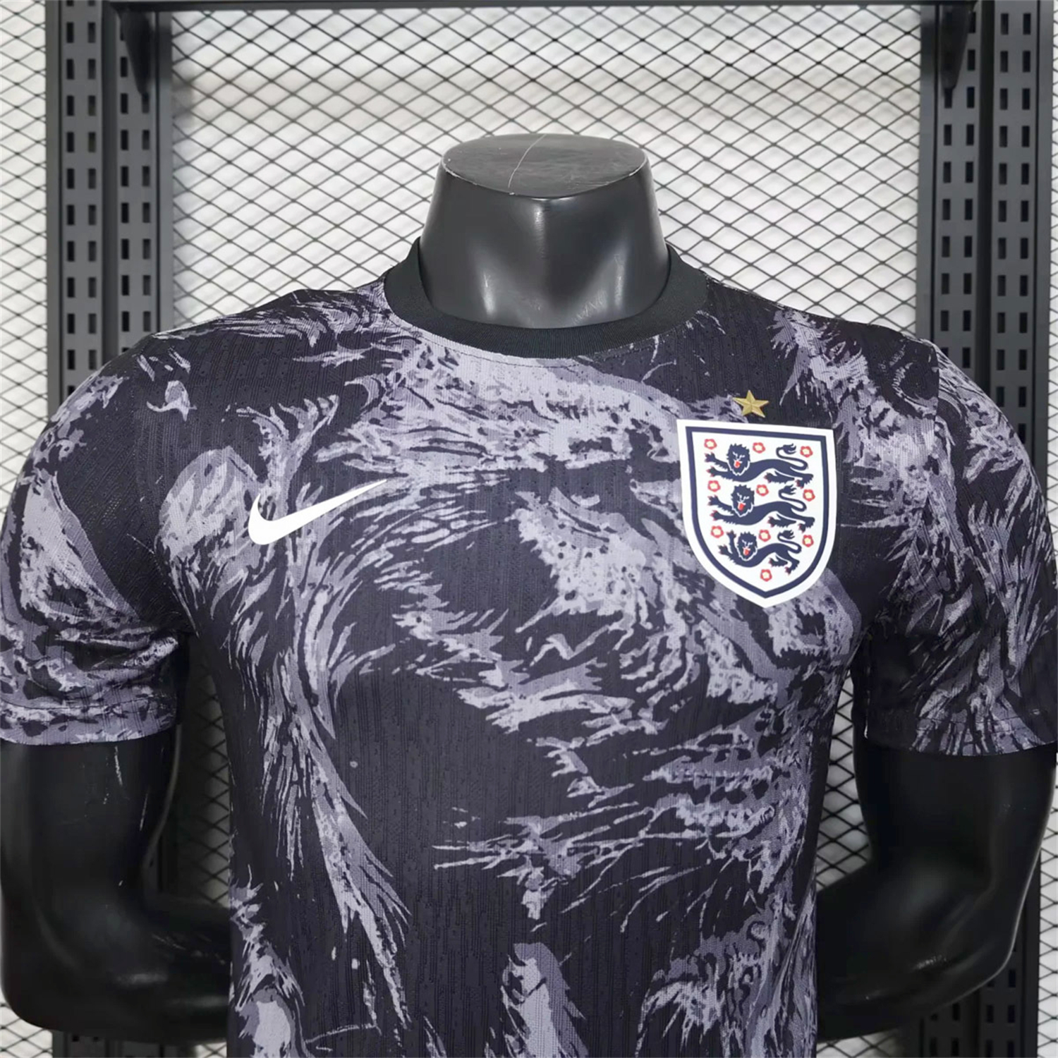 AlphaJersey-England 2026 Lion Black Special Jersey - Player Version