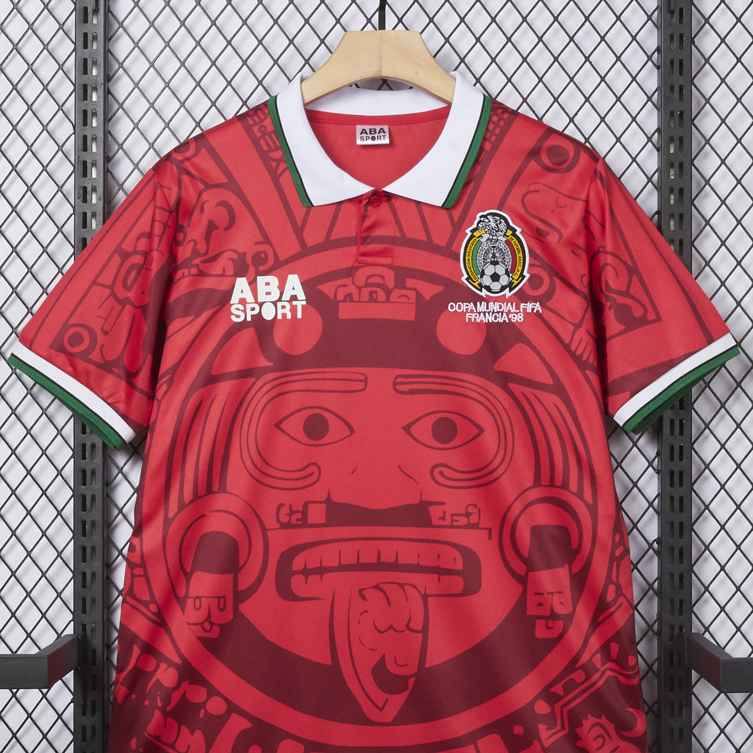 AlphaJersey-Retro Mexico 1998 Red Special Edition Jersey