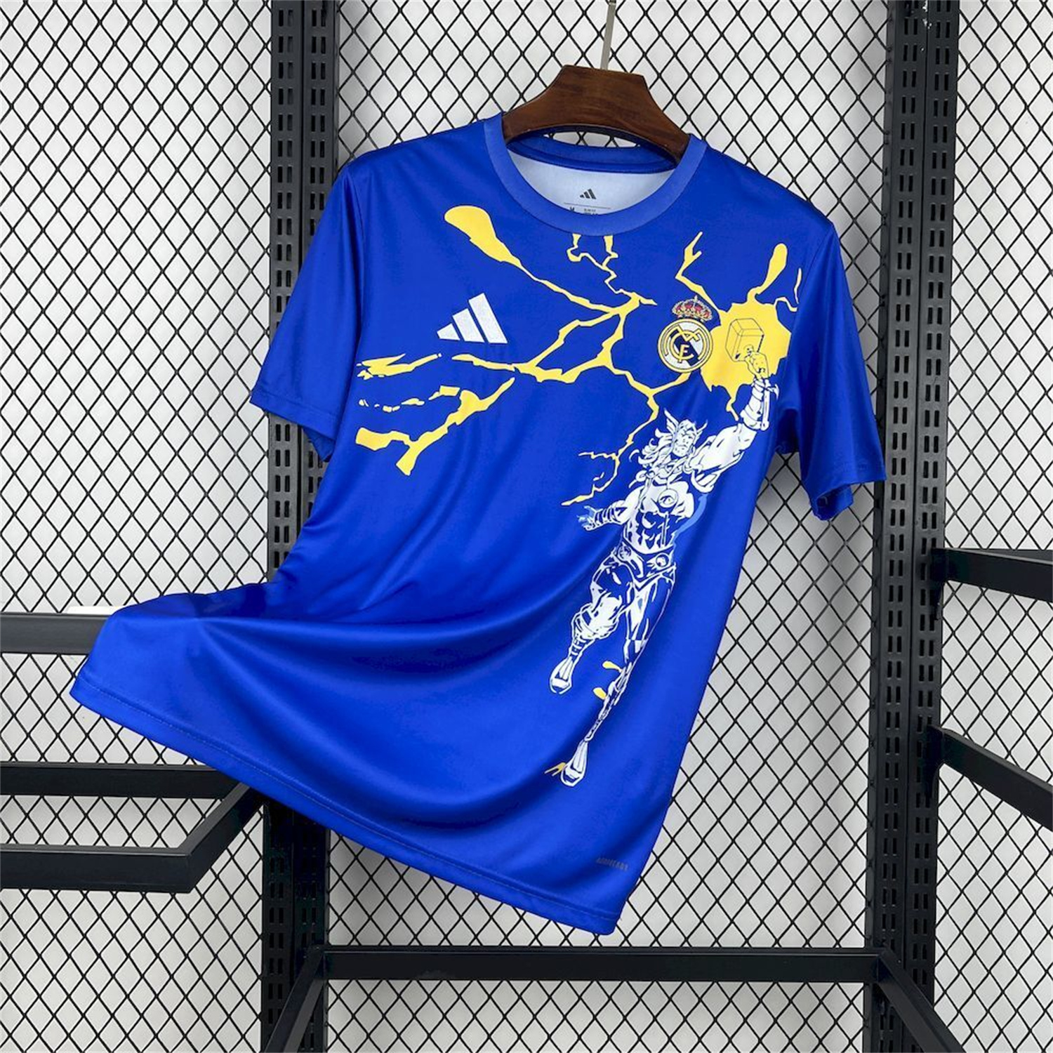 AlphaJersey-Real Madrid 25-26 Comics Blue Special Jersey - Fans Version