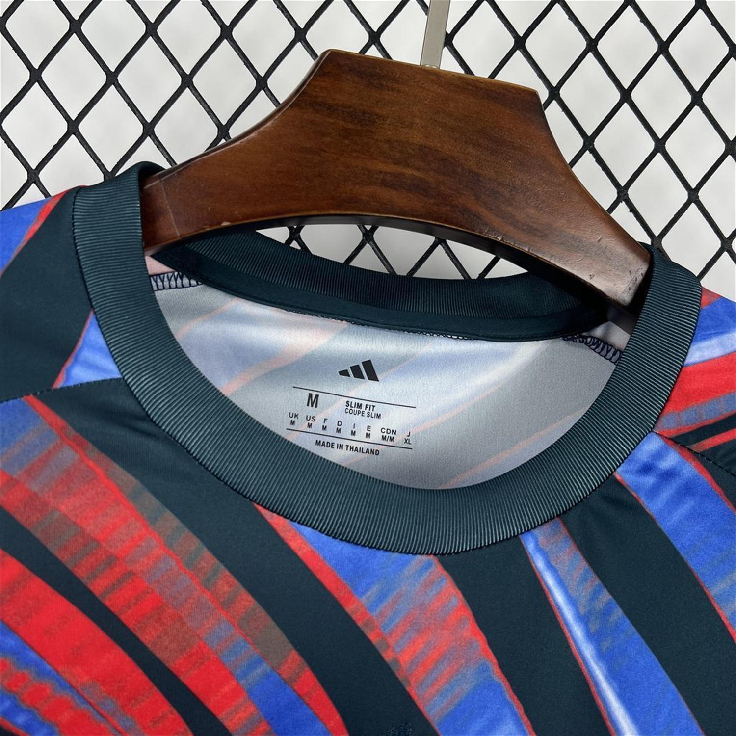 AlphaJersey-Arsenal 26-27 Red And Blue Twill Pre-Match Training Jersey - Fans Version