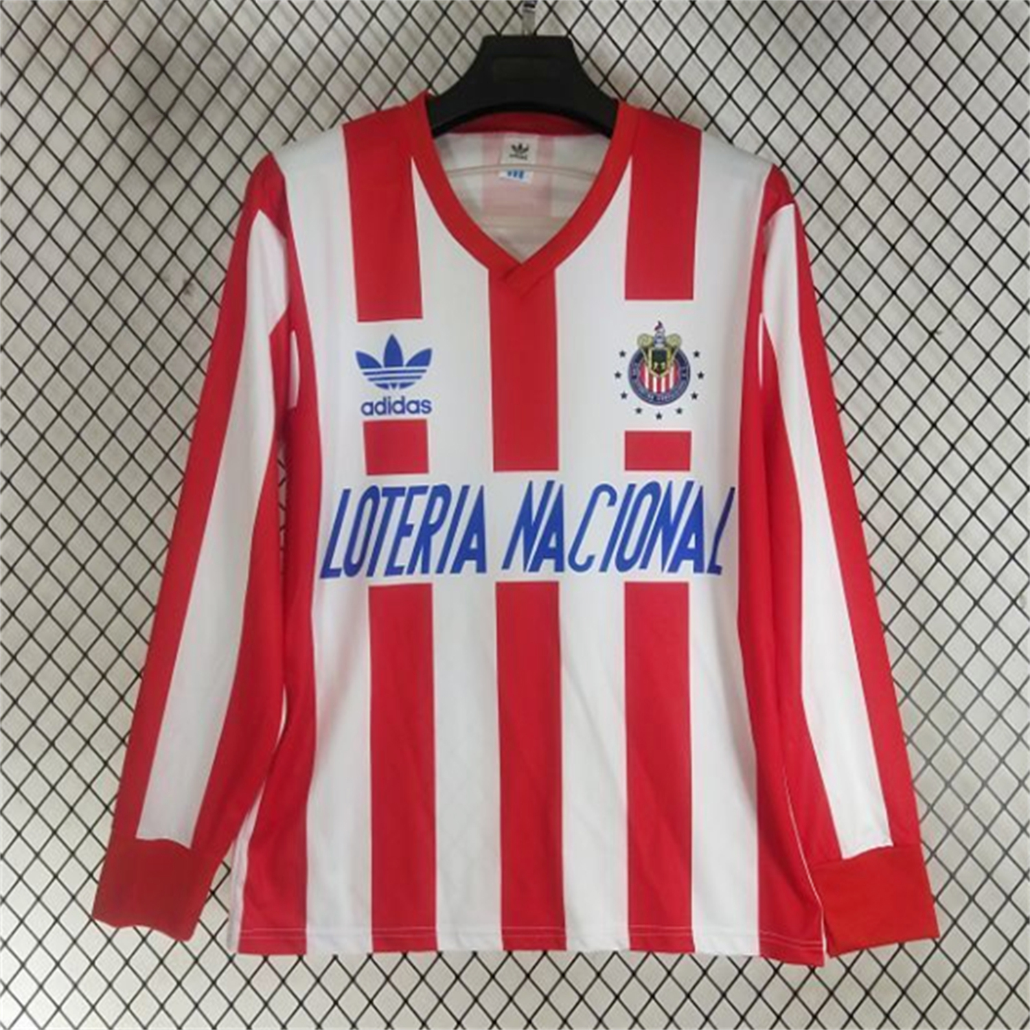 AlphaJersey-Retro Chivas de Guadalajara 1991-92 Home Long Sleeves Jersey