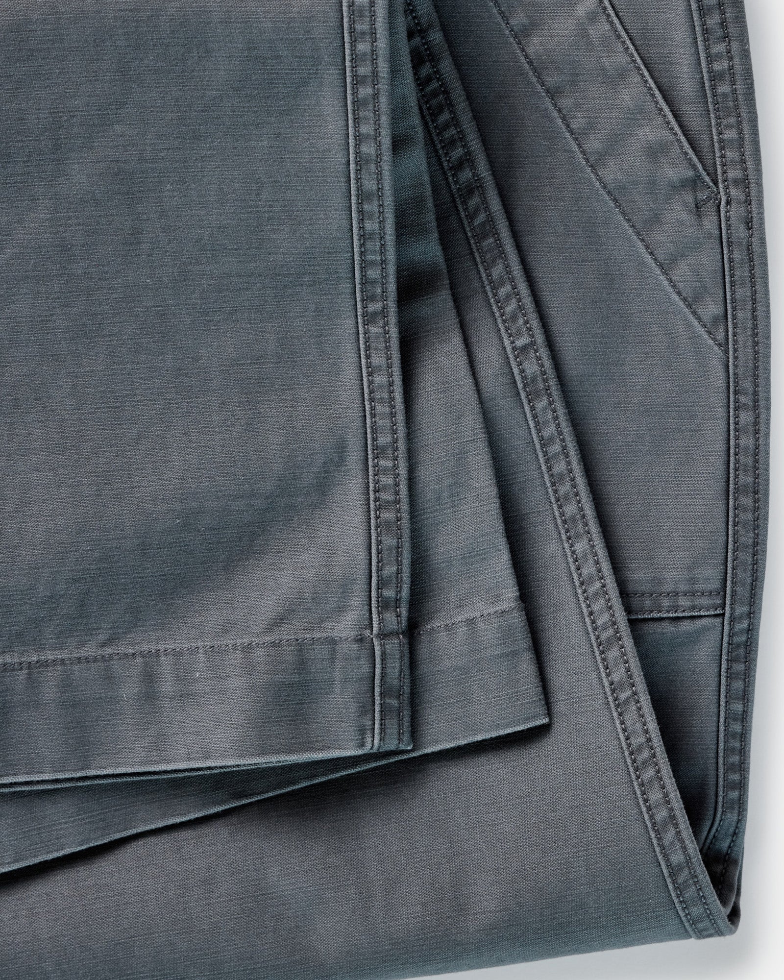 The Surplus Pant in Faded Black Reverse Sateen | Modern Menswear by yycbvcnbmmnbm