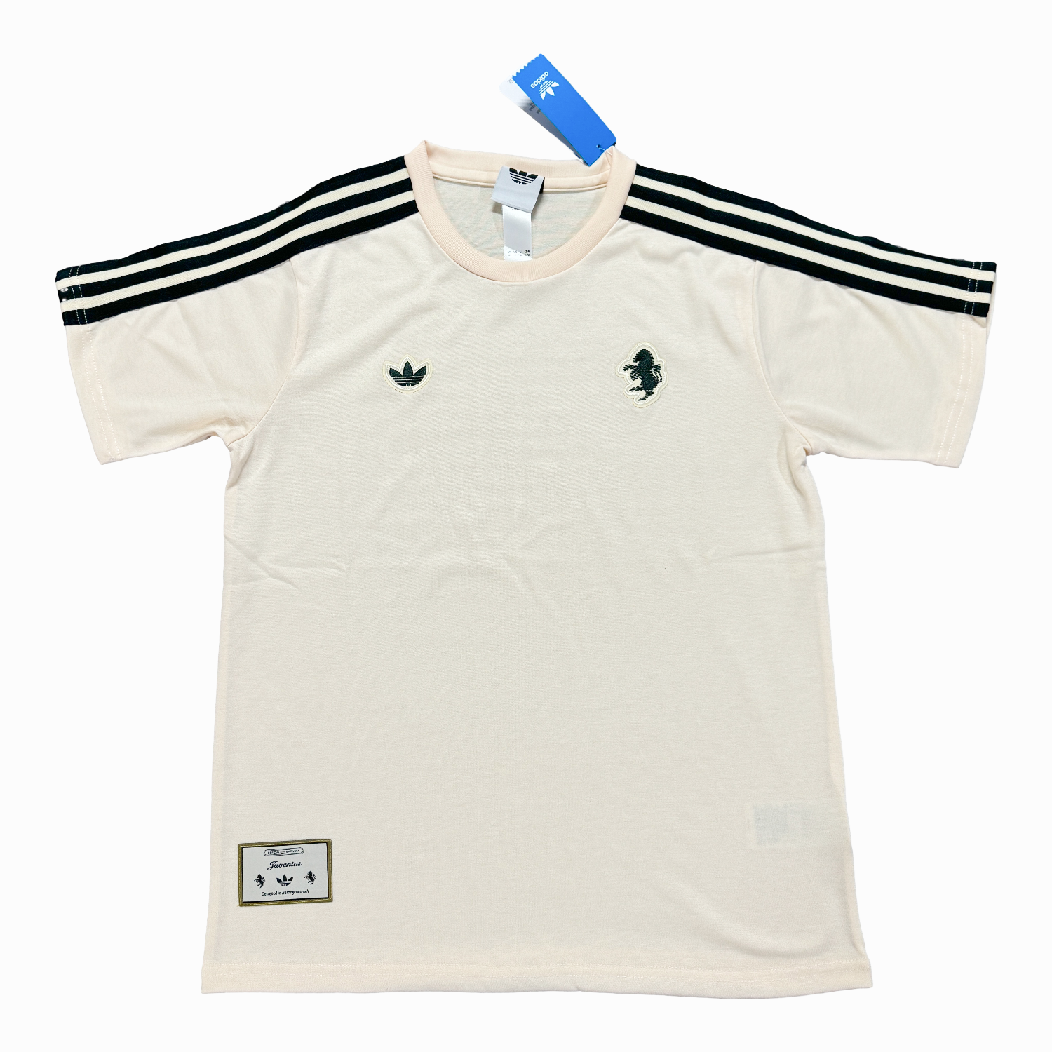 AlphaJersey-Juventus 25-26 Black And Cream Color Casual Jersey