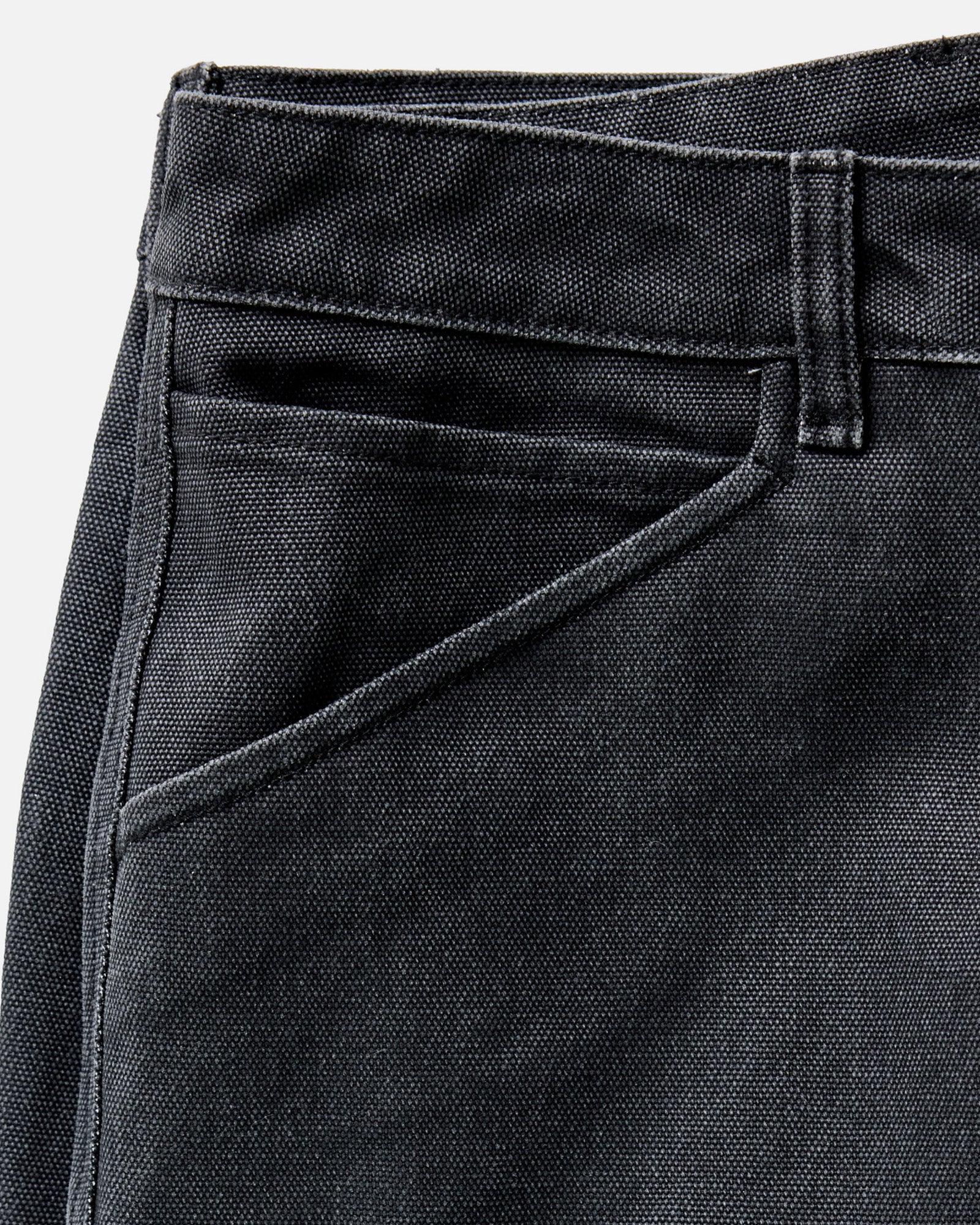 The Chore Pant in Coal Chipped Canvas | Modern Menswear by yycbvcnbmmnbm