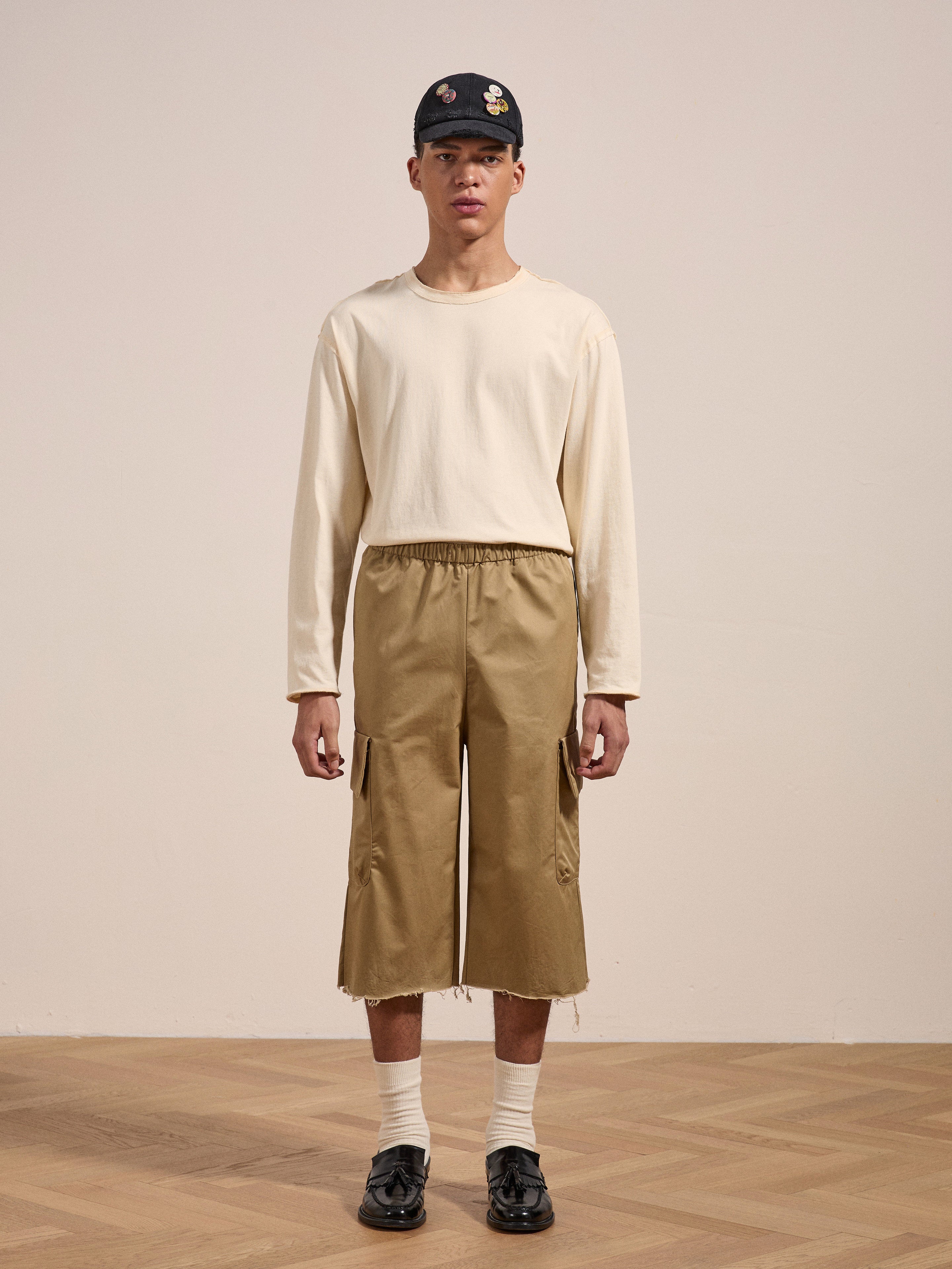 Long Twill Cargo Shorts | Modern Menswear by yycbvcnbmmnbm