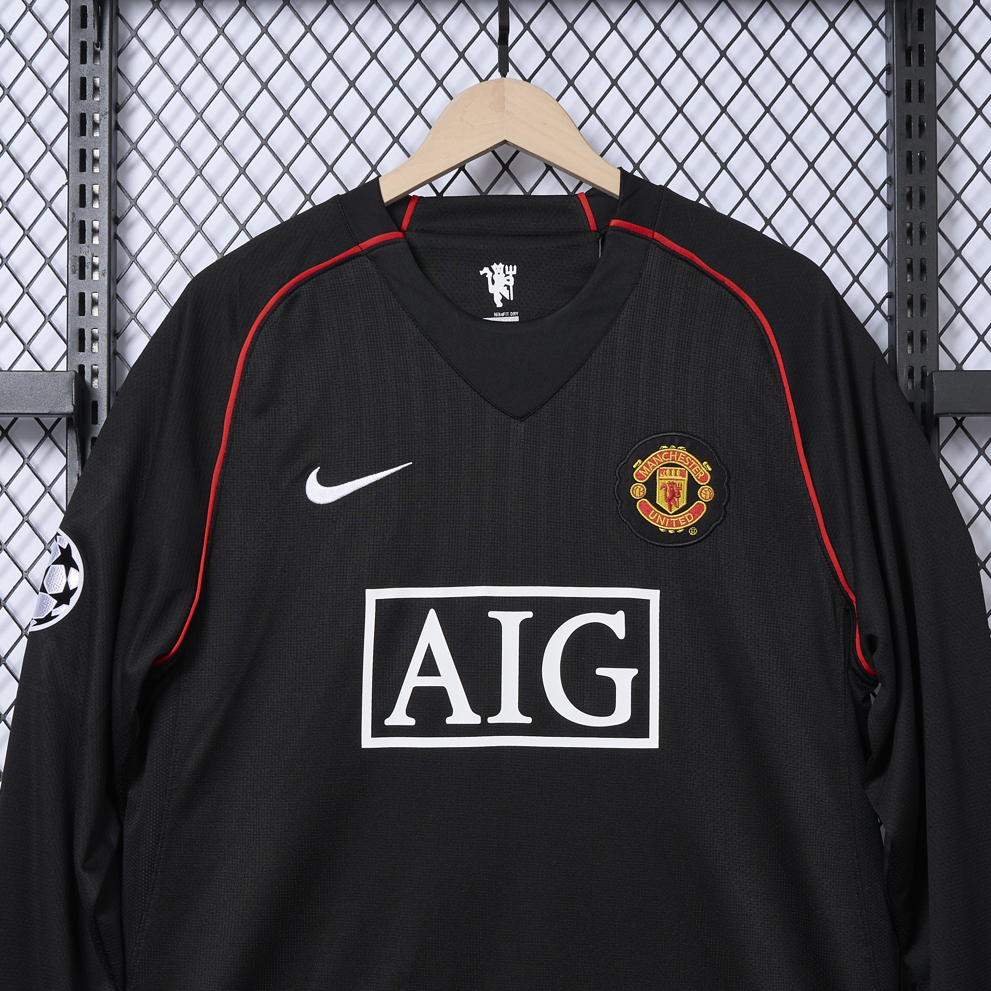 AlphaJersey-Retro Manchester United 07-08 Away Long Sleeve Jersey