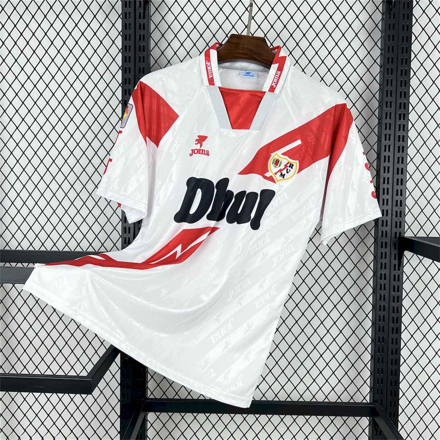 AlphaJersey-Retro Rayo Vallecano 1994-95 Home Jersey
