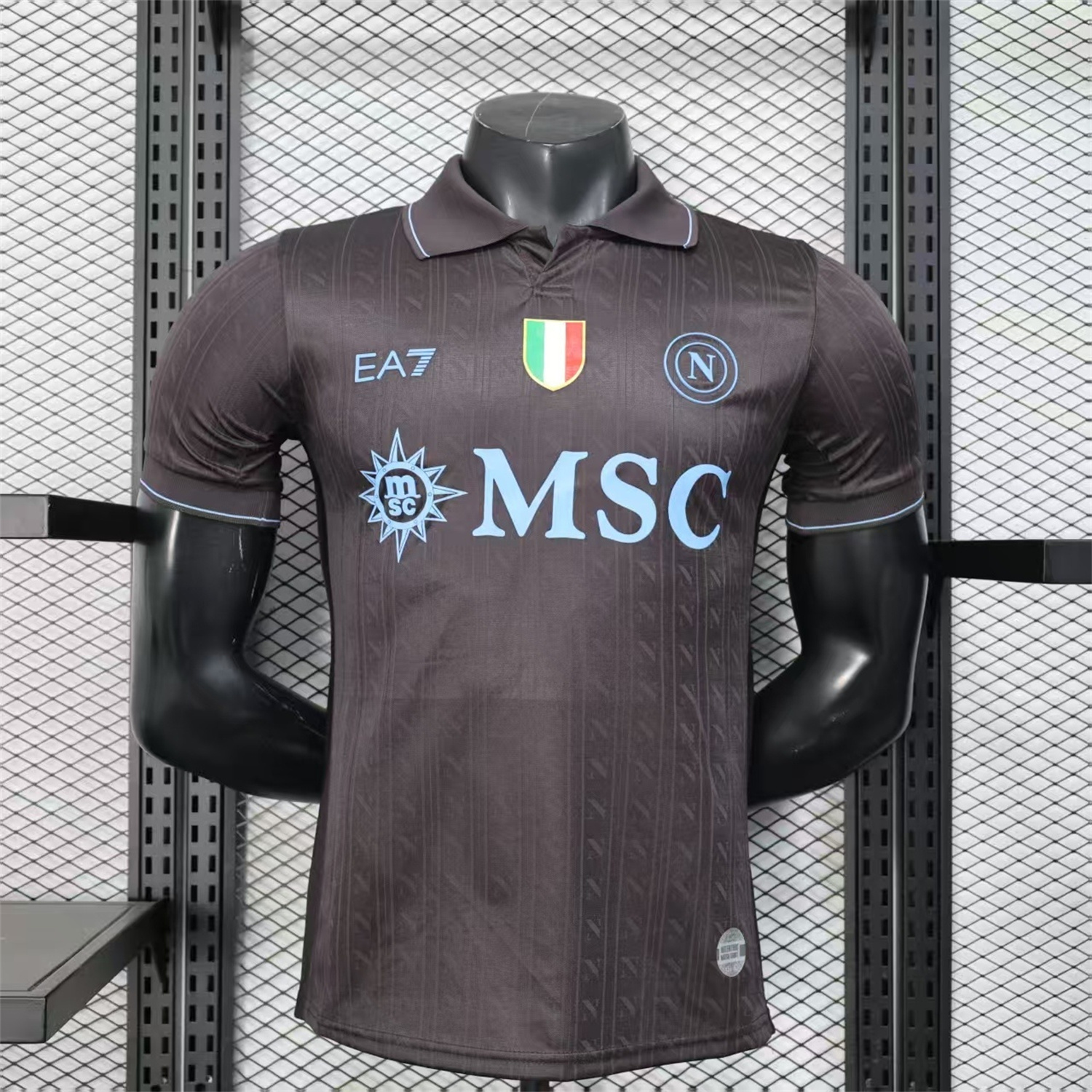 AlphaJersey-Napoli 25-26 Third Black Jersey - Player Version