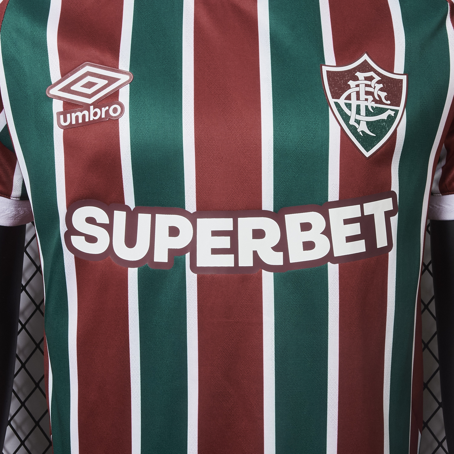 AlphaJersey-Fluminense 25-26 Home Jersey With Chest Sponsor - Player Version