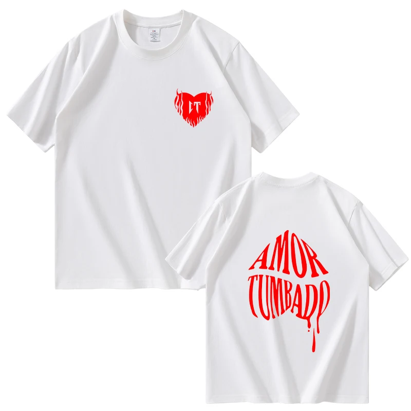 Natanael Cano Corridos Tumbados T-shirts Men Fashion Amor Tumbado Cotton T shirt Women Cool Casual Harajuku Tee Tops Camiseta