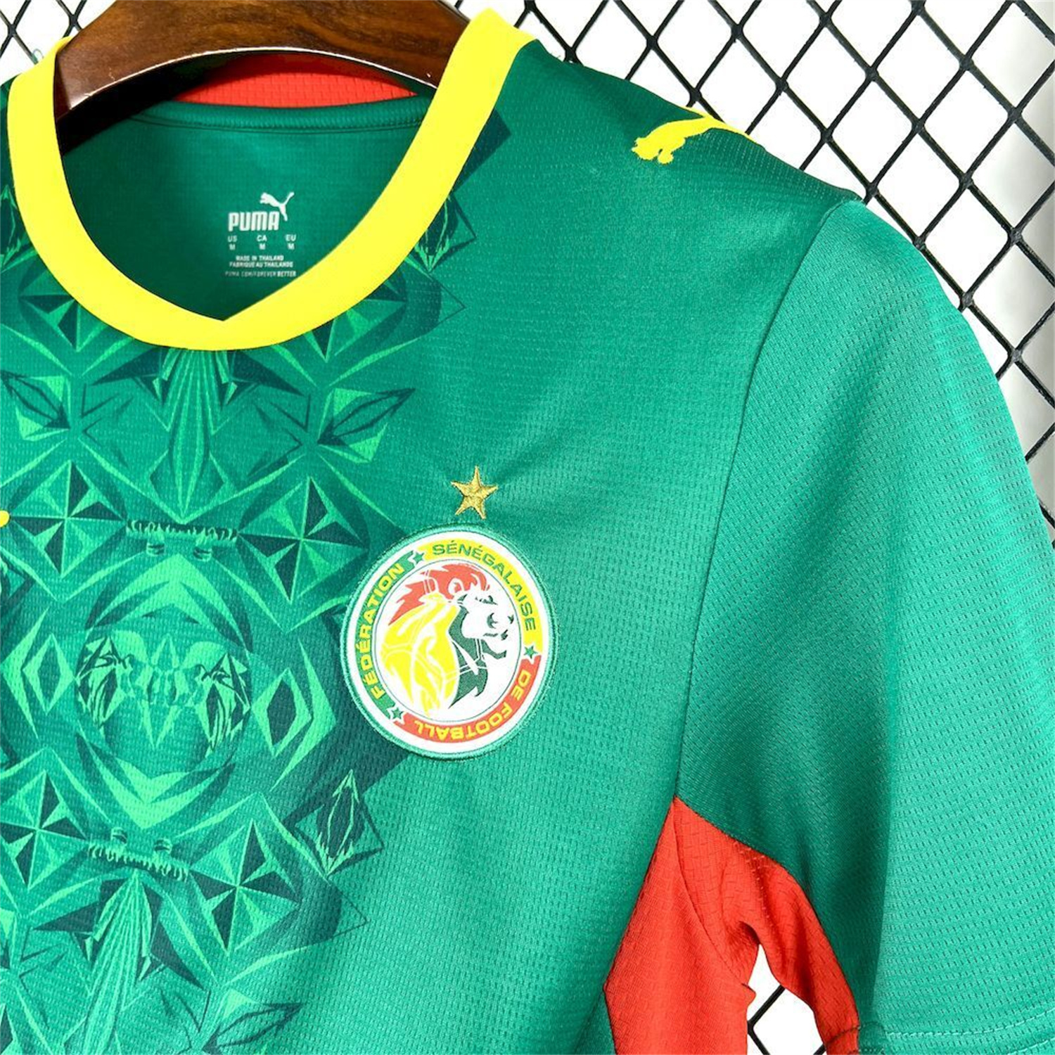 AlphaJersey-Senegal 2026 Away Green Jersey - Fans Version