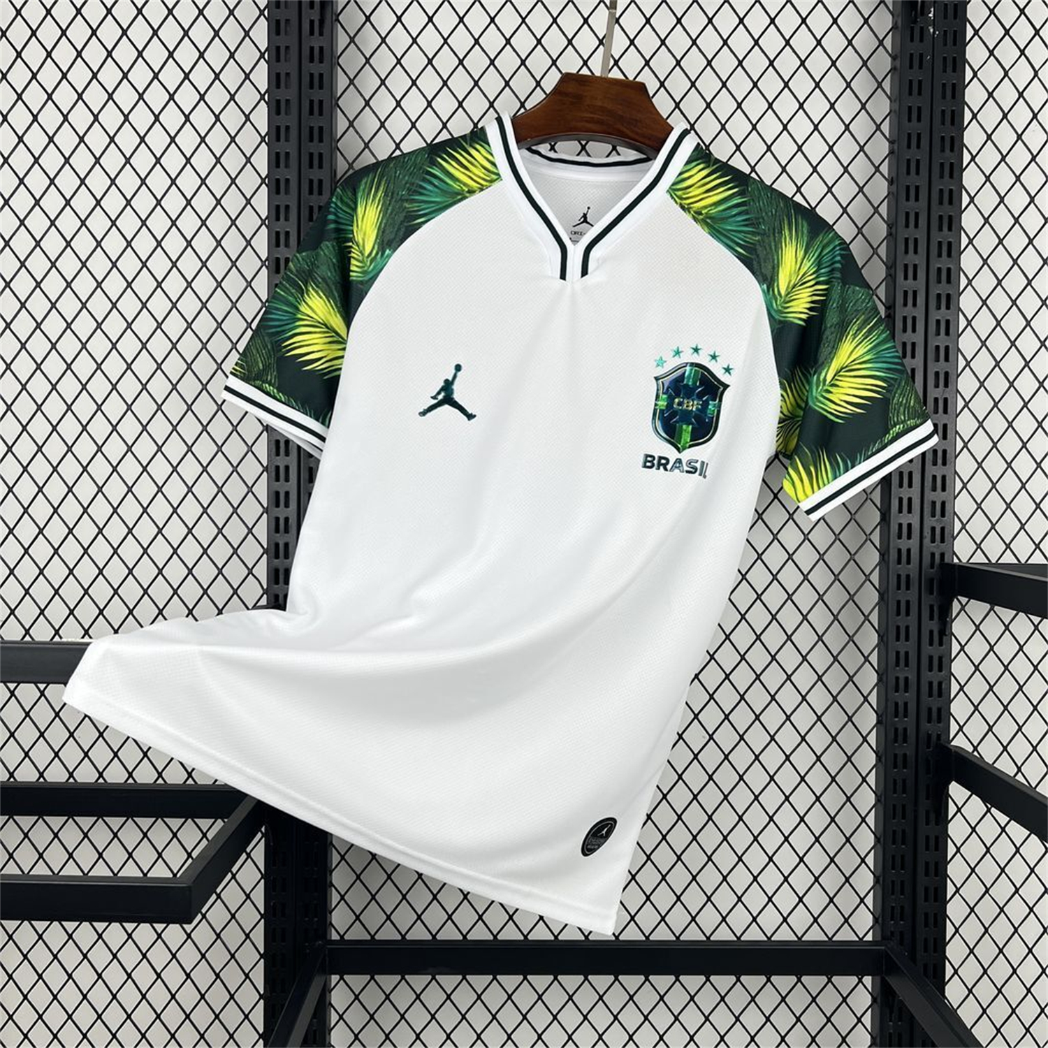 AlphaJersey-Brazil 2026 White With Green Special Jersey - Fans Version