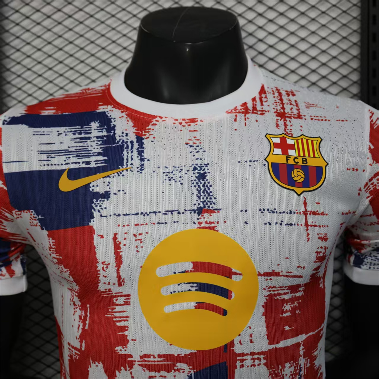 AlphaJersey-Barcelona 25-26 Red & Blue & White Special Edition Jersey - Player Version