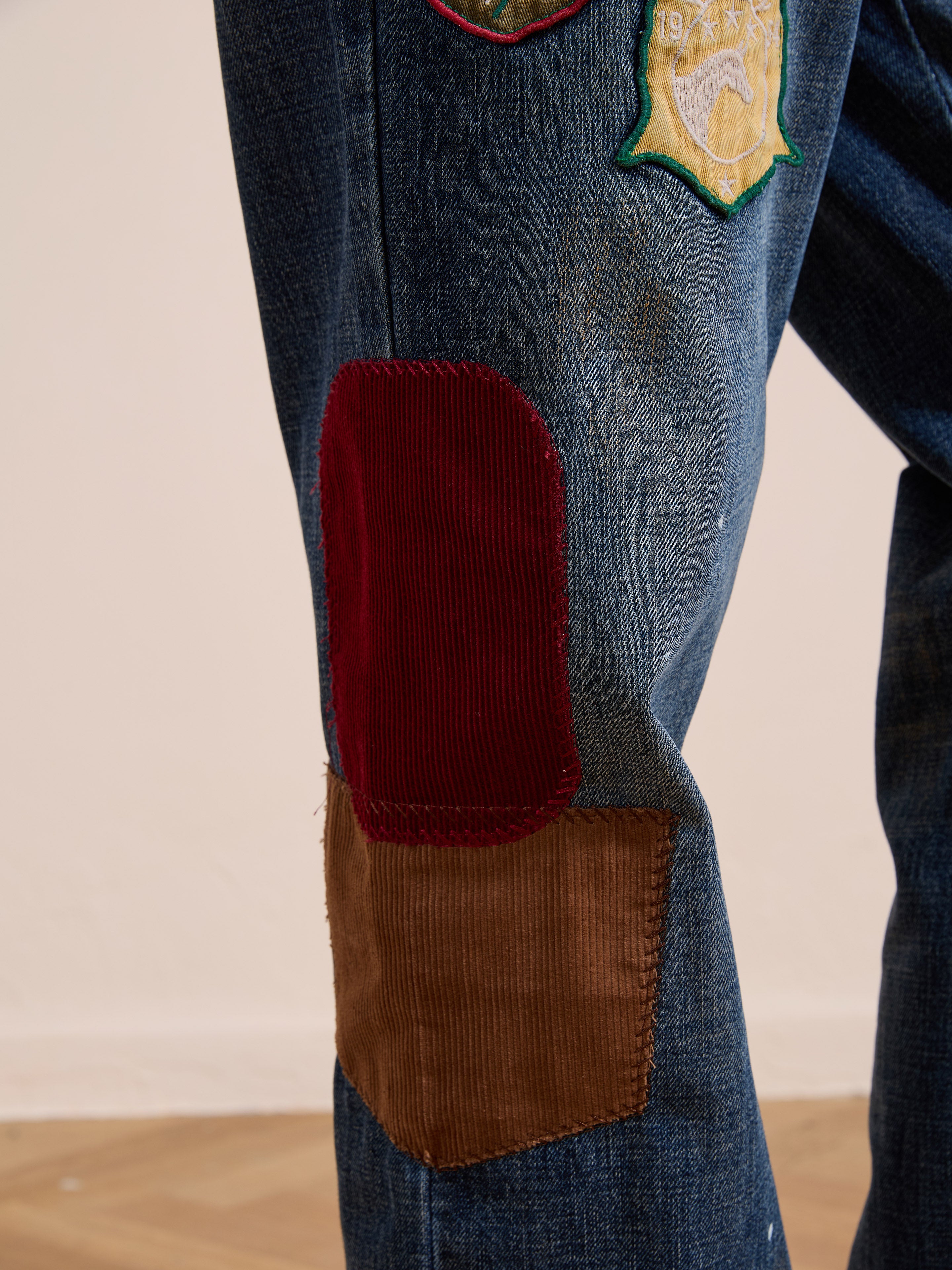 Patchwork Jeans | Modern Menswear by yycbvcnbmmnbm