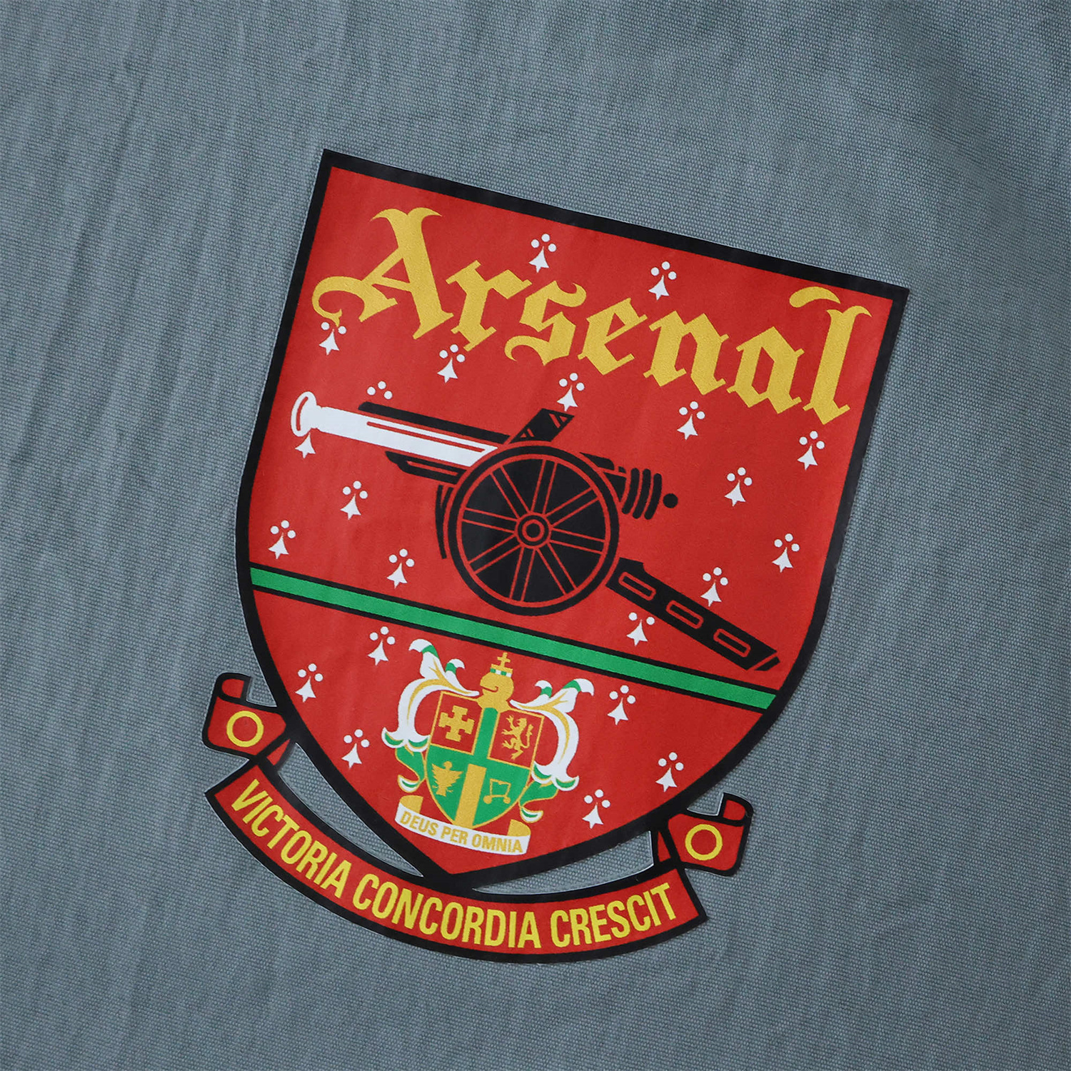 AlphaJersey-Retro Arsenal 1991-93 Away Double Sided Reversible Windbreaker - Yellow & Grey