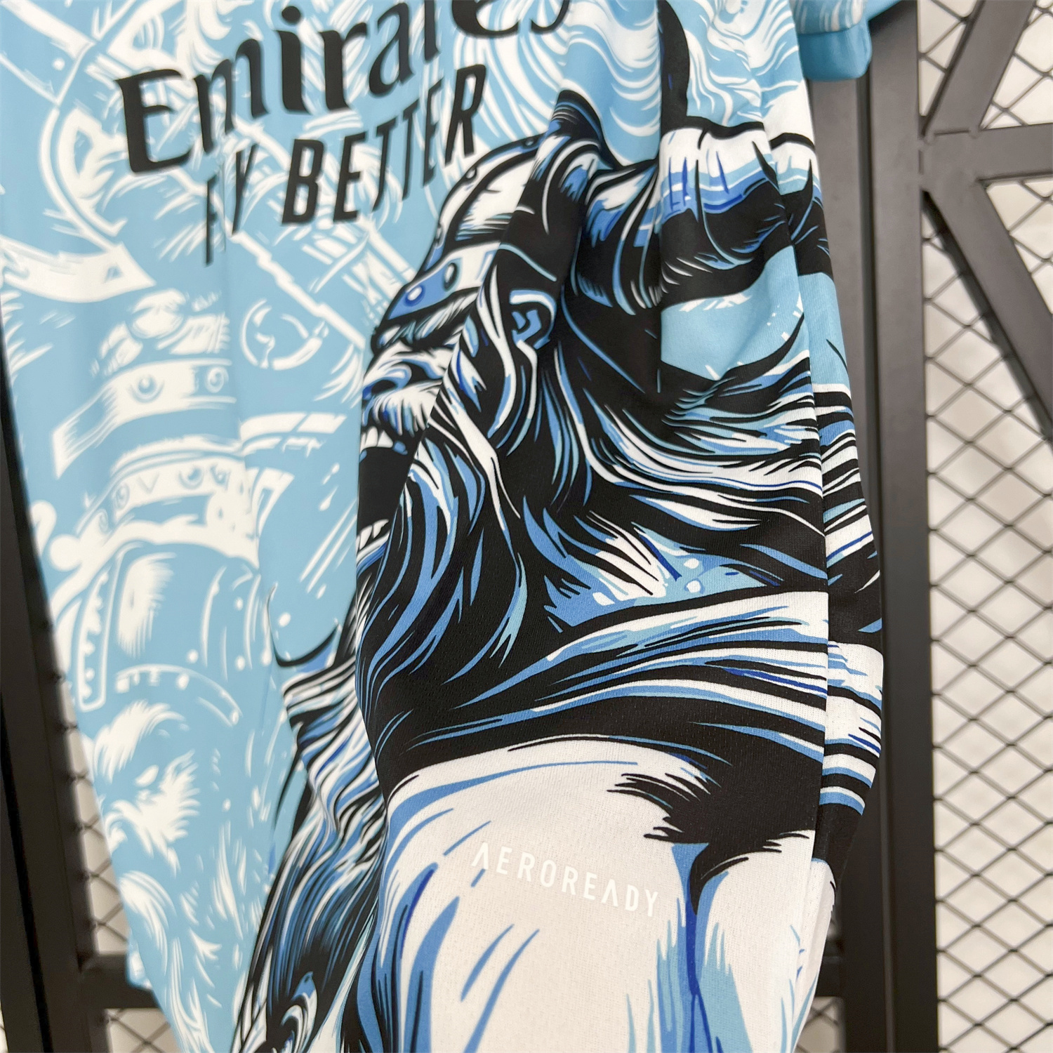 AlphaJersey-Real Madrid 25-26 Blue Viking Warrior Special Jersey - Fans Version