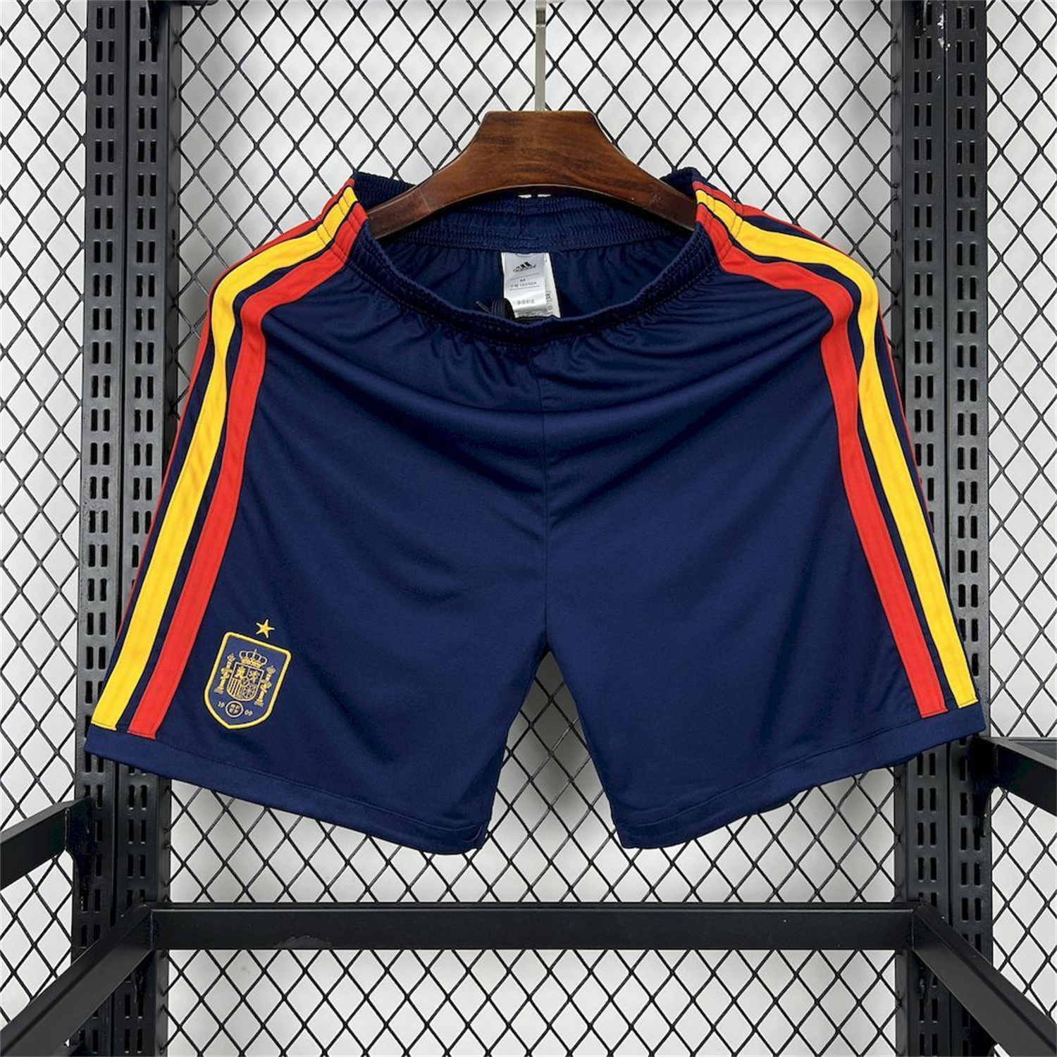 AlphaJersey-Spain 2026 Home Dark Blue Shorts - Fans Version