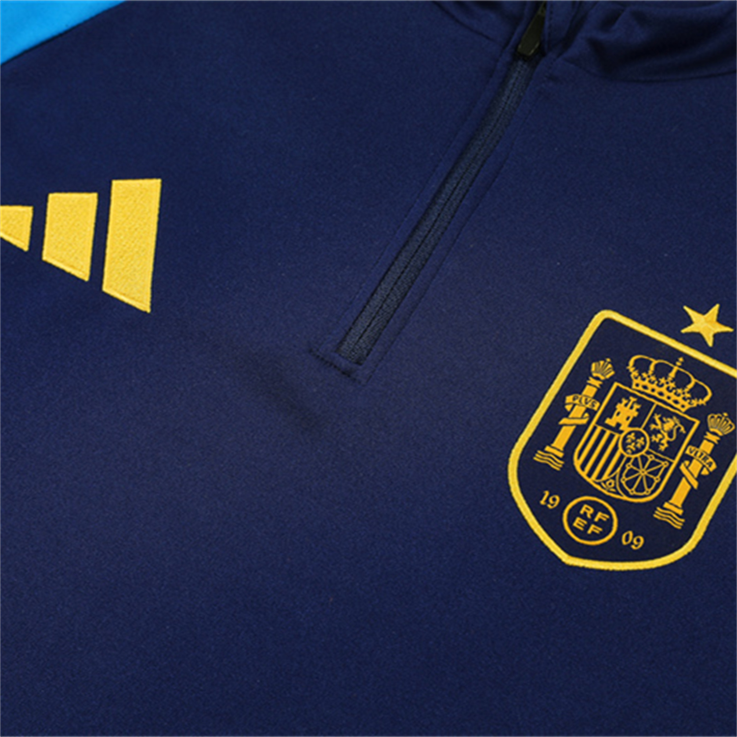 AlphaJersey-Spain 2026 Kids Long Sleeve Training Set - Royal Blue Top & Pants