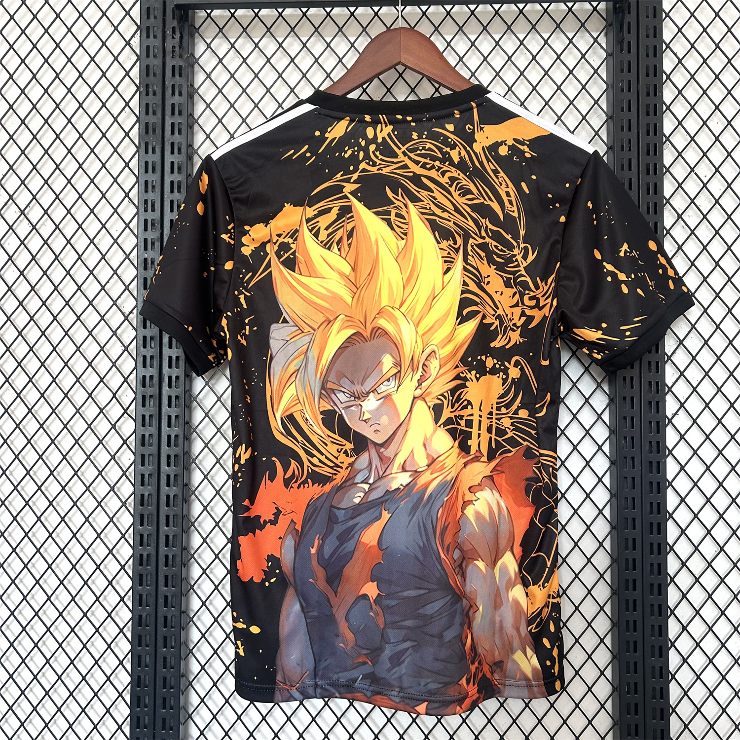 AlphaJersey-Japan 25-26 Half-length Of Blond Son Goku Special Edition Jersey - Fans Version
