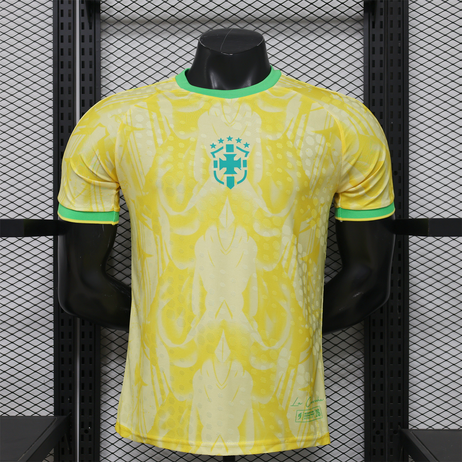 AlphaJersey-Brazil 2026 Light Yellow Special Jersey - Player Version