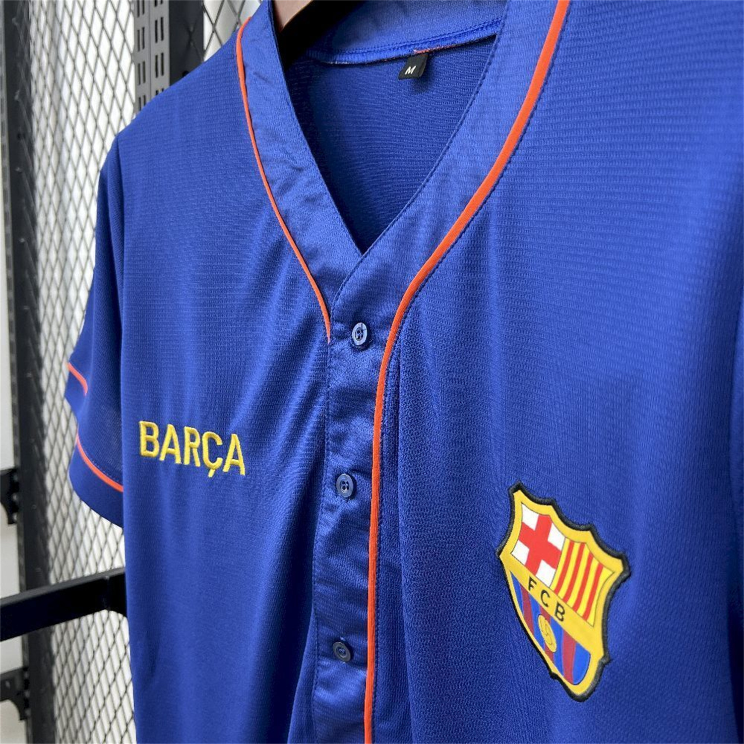 AlphaJersey-Barcelona 25-26 Blue Baseball Jersey