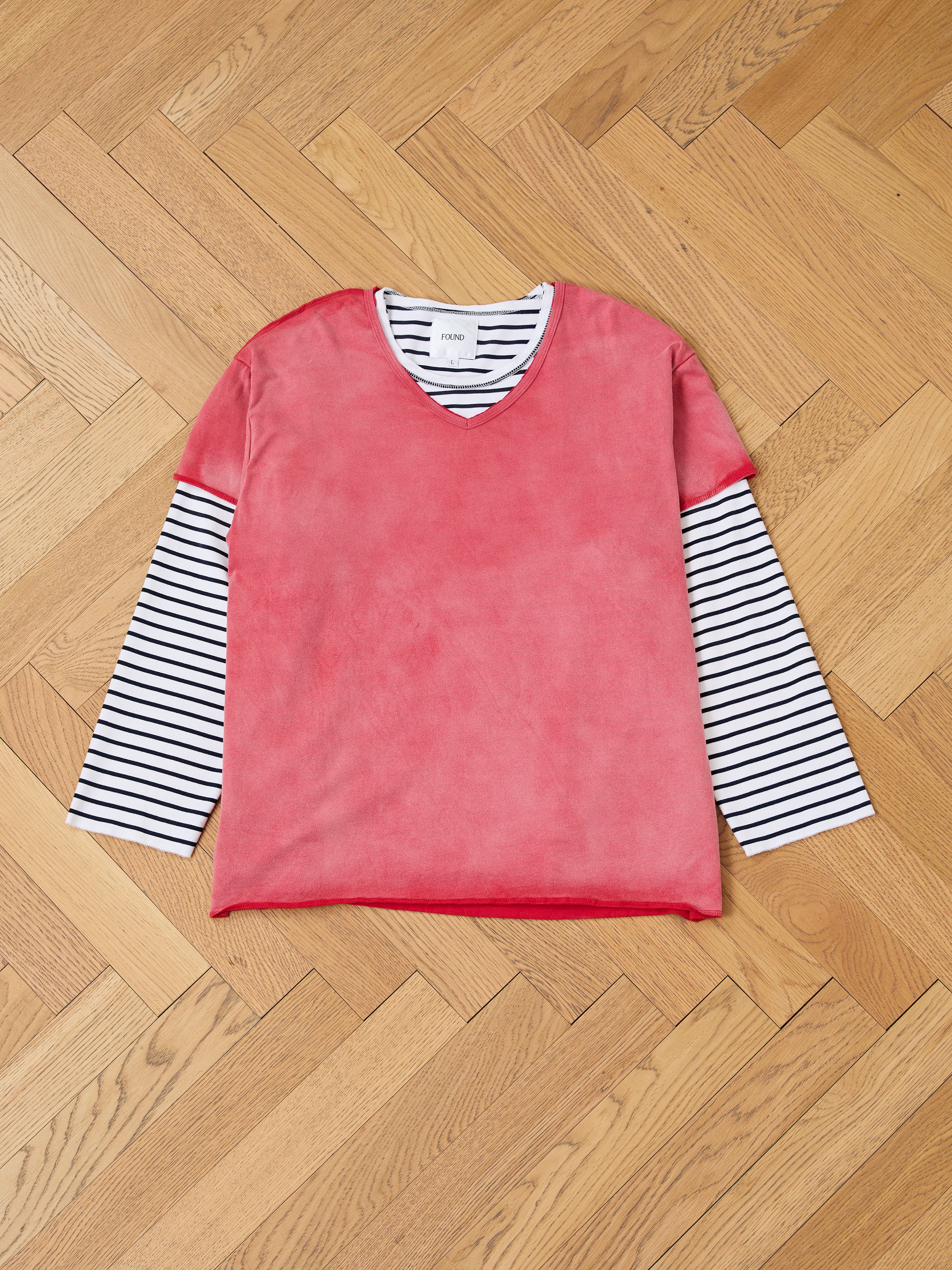 Double Layer LS Tee | Modern Menswear by yycbvcnbmmnbm