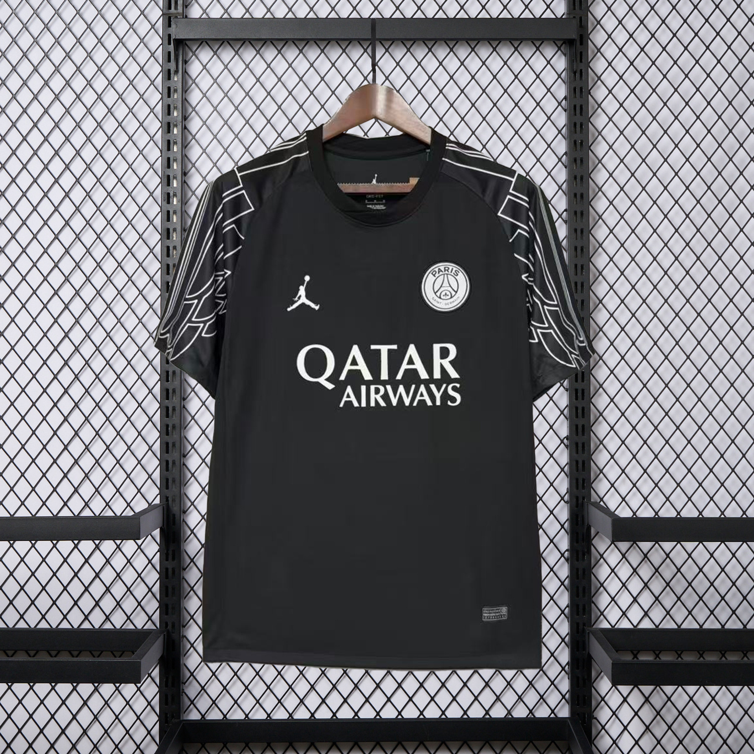 AlphaJersey-Paris Saint-Germain PSG 25-26 JD Black Special Jersey - Fans Version