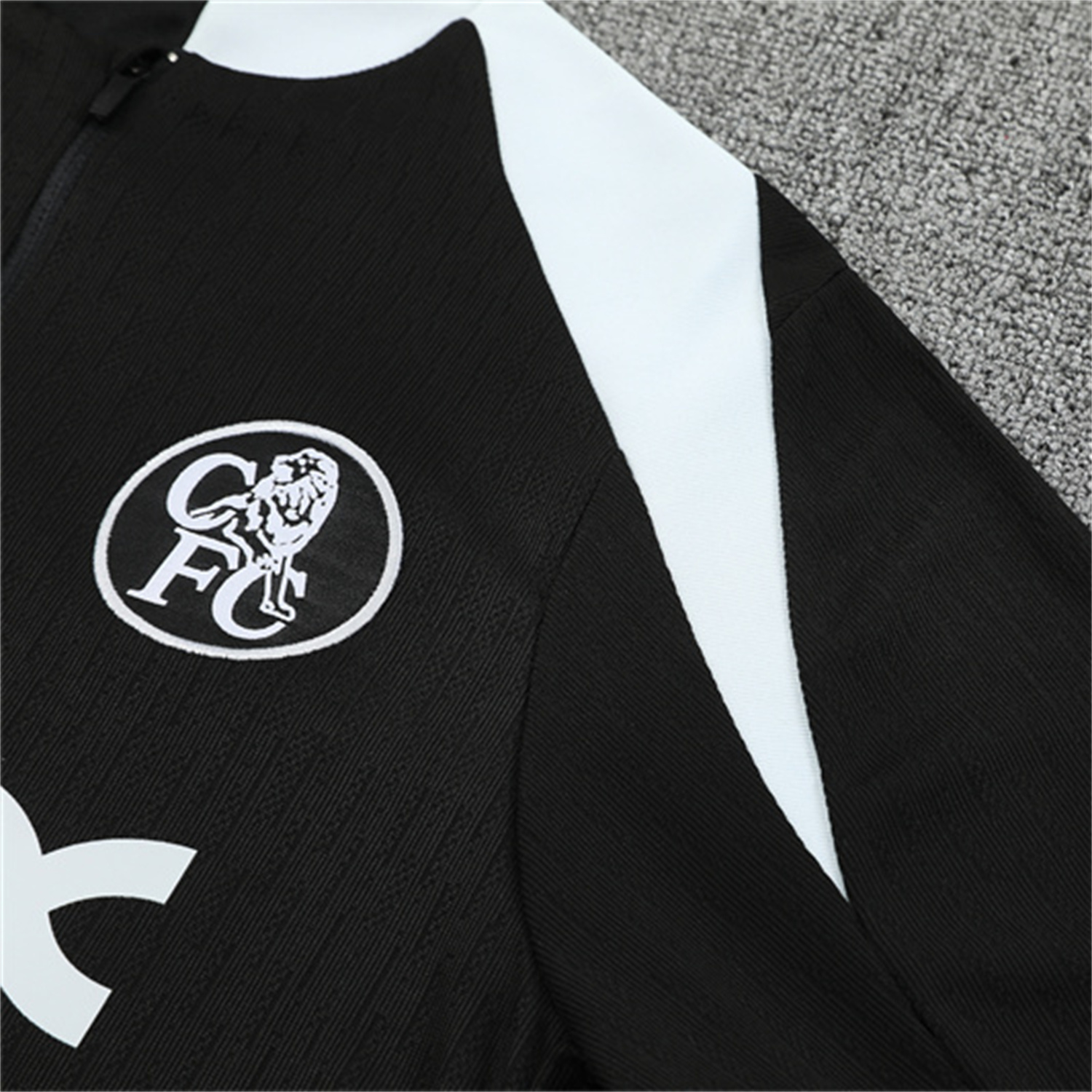 AlphaJersey-C.H.E.L.S.E.A 25-26 Long Sleeve Training Set - Player Version - Black Top and Black Pants