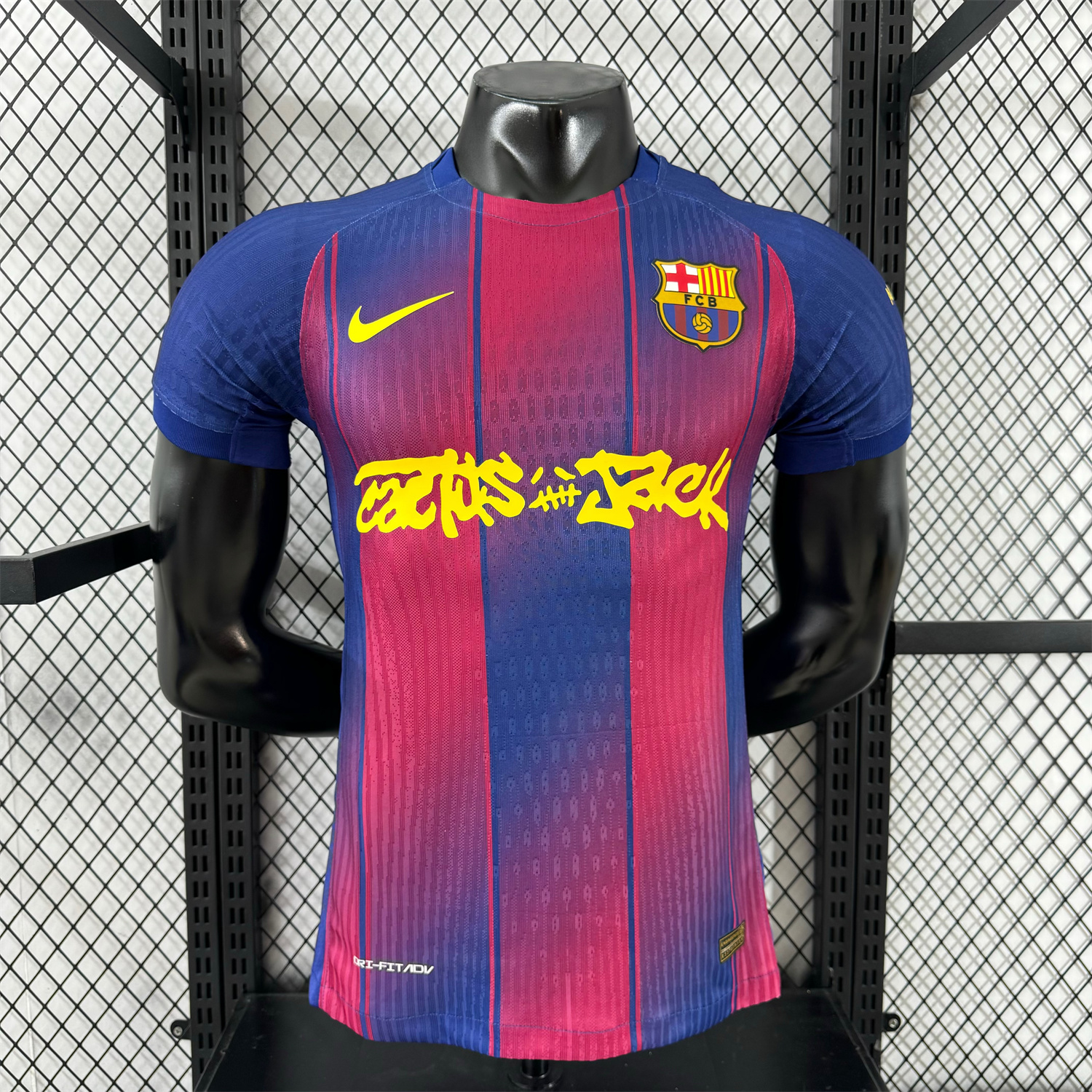 AlphaJersey-Barcelona x Travis Scott 25-26 Home Special Edition Jersey - Player Version