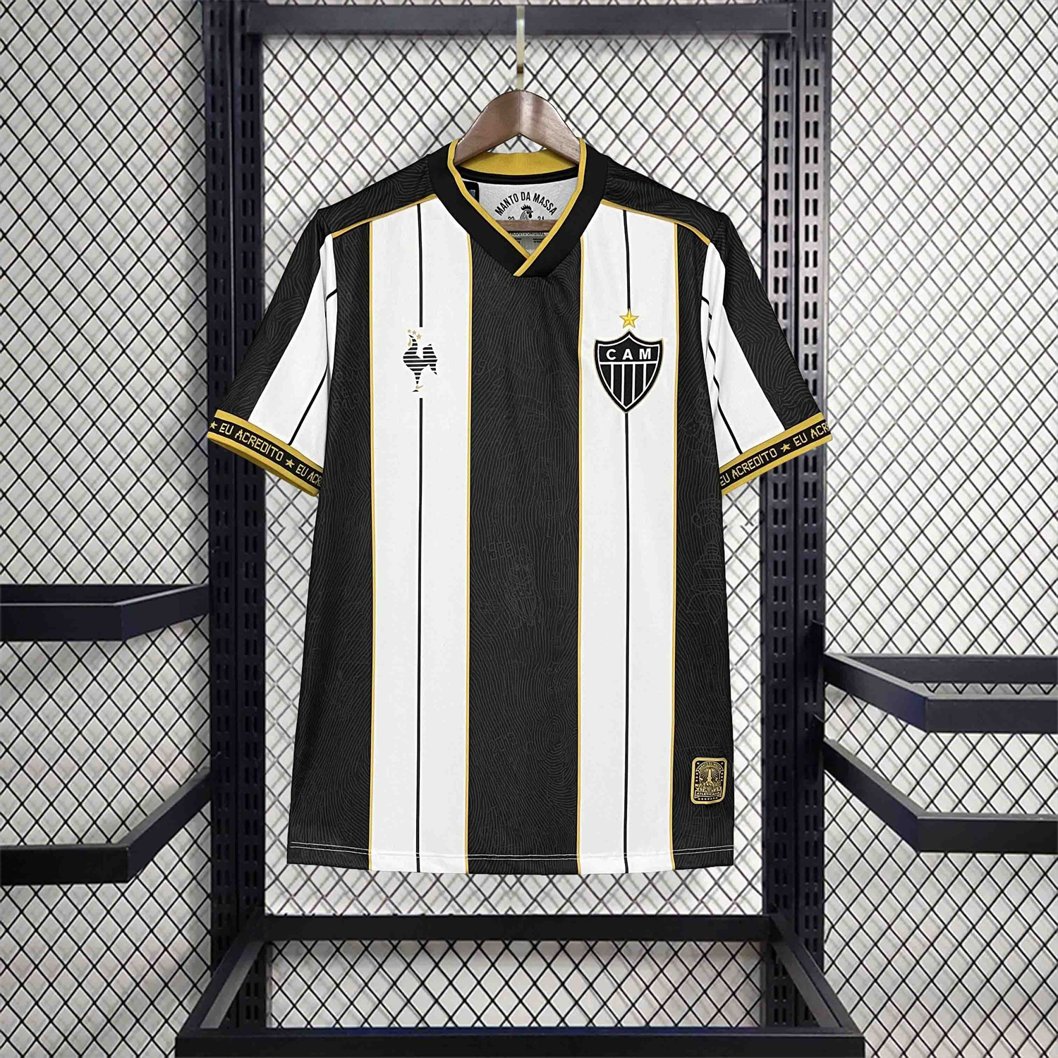 AlphaJersey-Atletico Mineiro 25-26 Black And White Special Edition Jersey - Fans Version