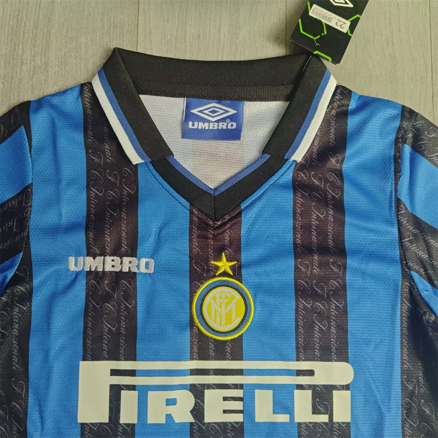 AlphaJersey-Retro Inter Milan 1997-98 Home Kids Kit