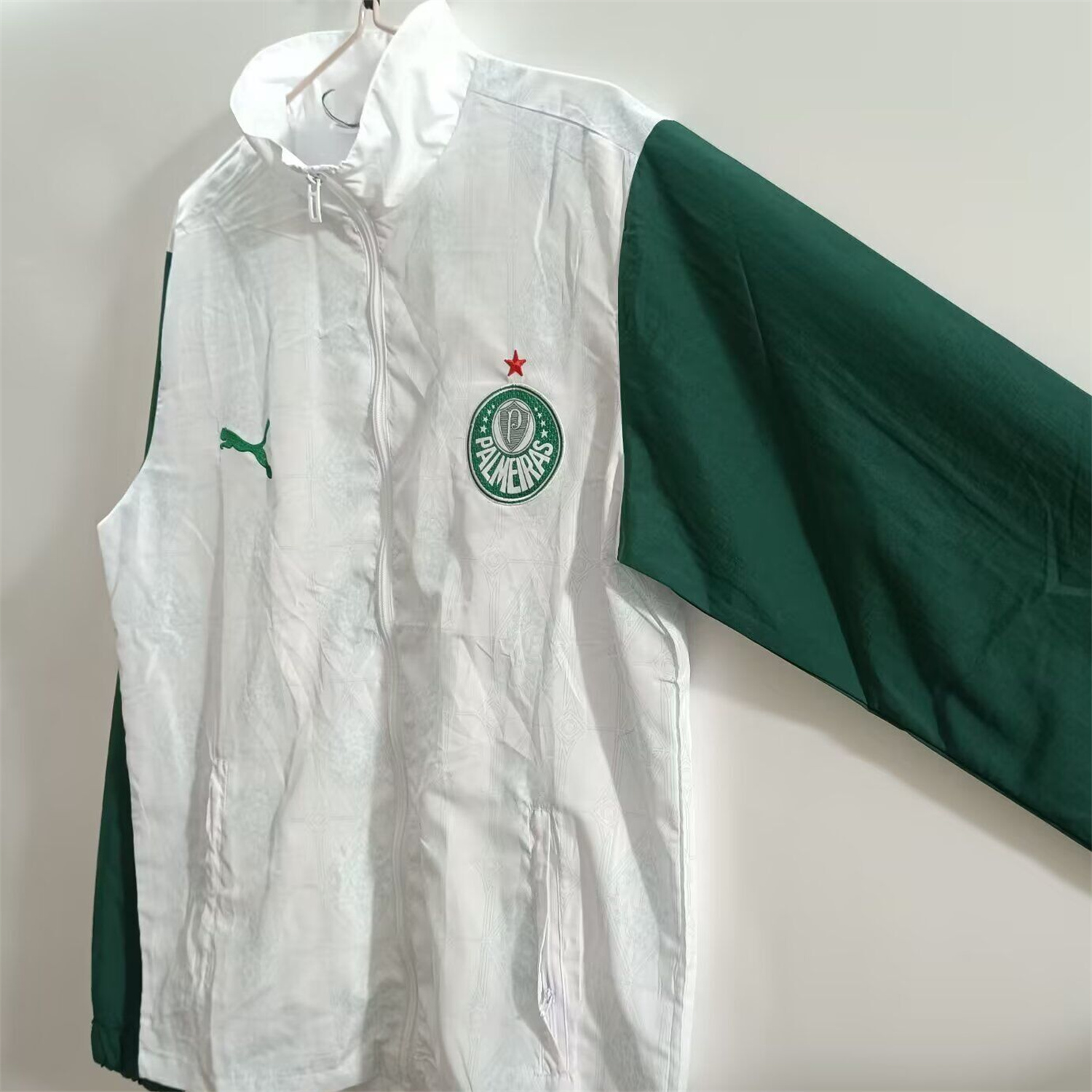 AlphaJersey-Palmeiras 25-26 Training Windbreaker Jacket - White