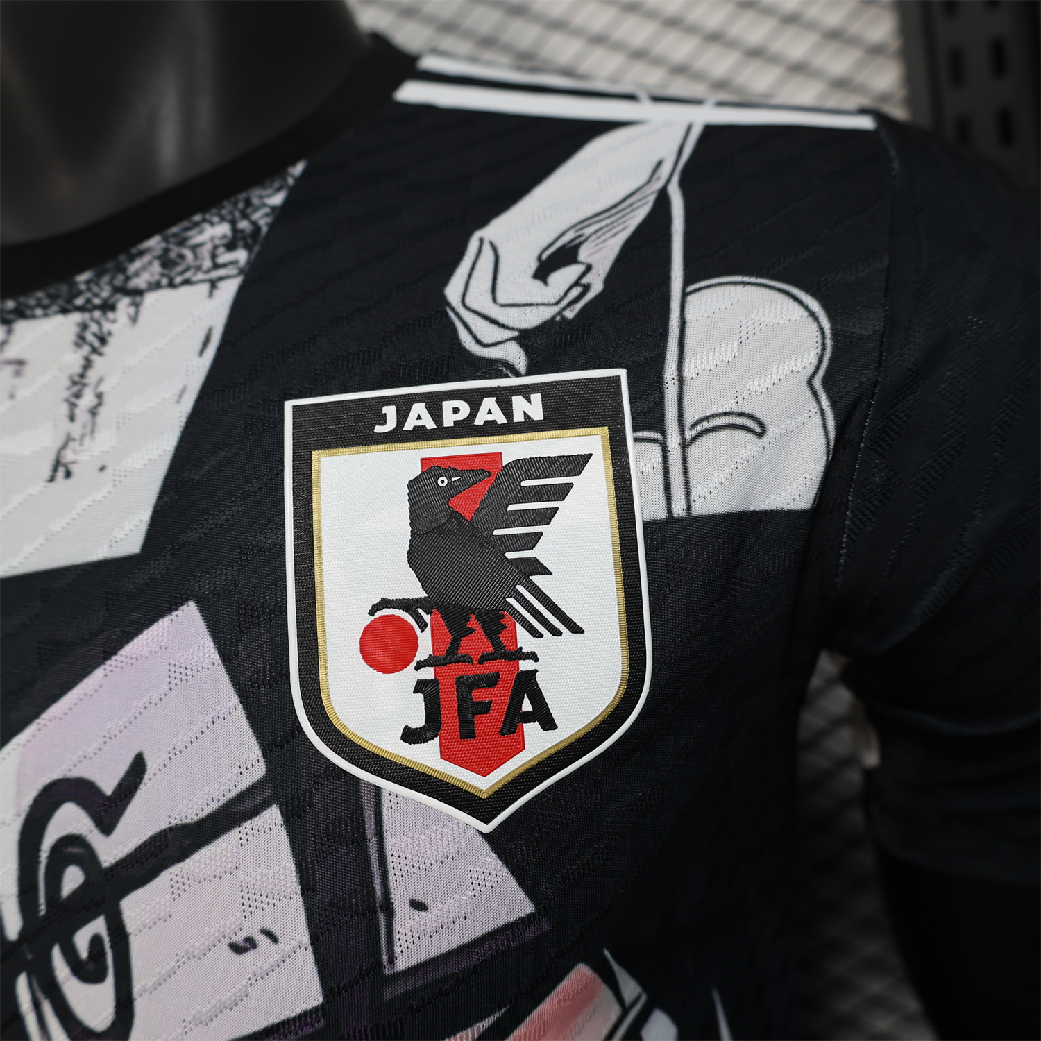 AlphaJersey-Japan 25-26 Uchiha Itachi Black & White Special Jersey - Player Version