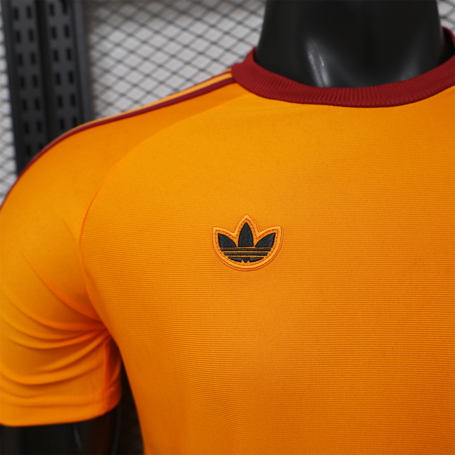 AlphaJersey-AS Roma 25-26 Retro Casual Style Orange Special Jersey - Player Version