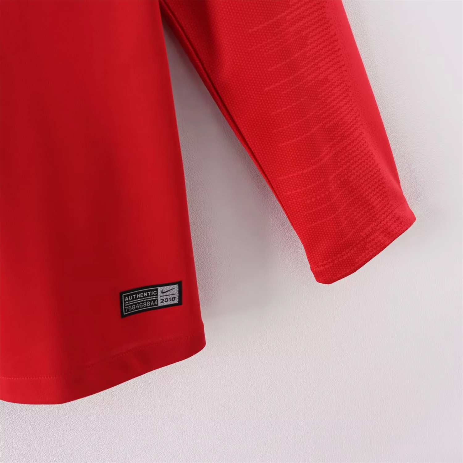 AlphaJersey-Retro Portugal 2018 Home Long Sleeves Jersey