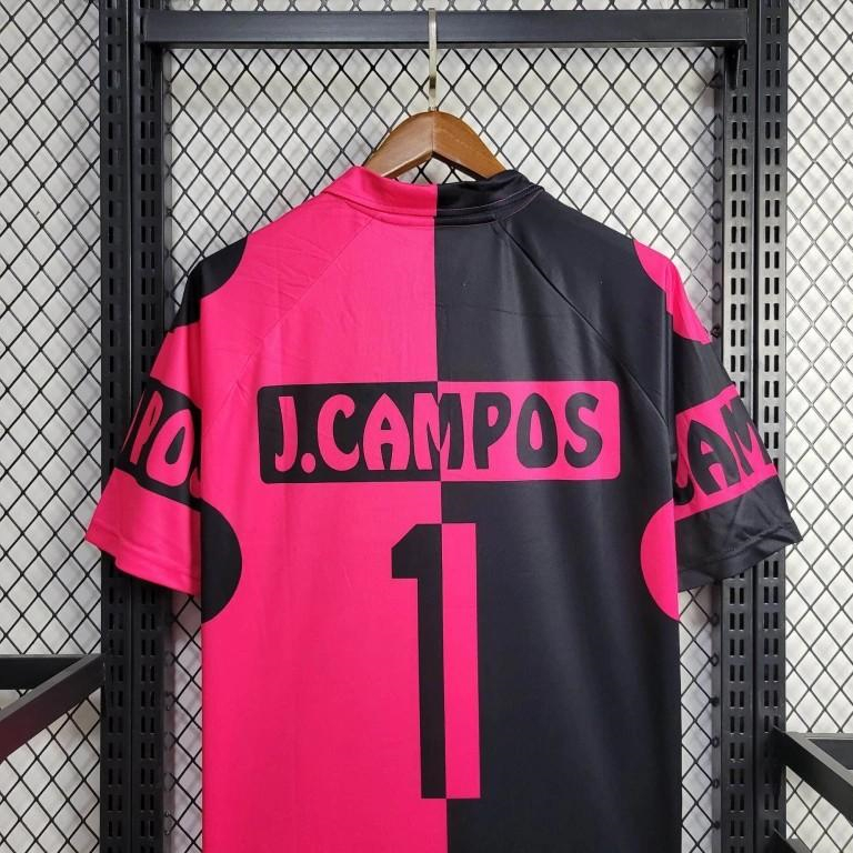 AlphaJersey-Retro Mexico 1998 World Cup Goalkeeper Pink Black Jersey