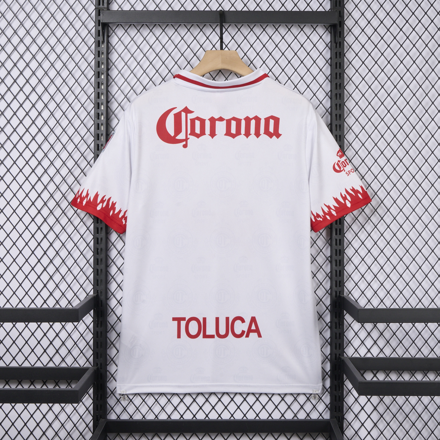 AlphaJersey-Retro Toluca 1997-98 Away White Jersey