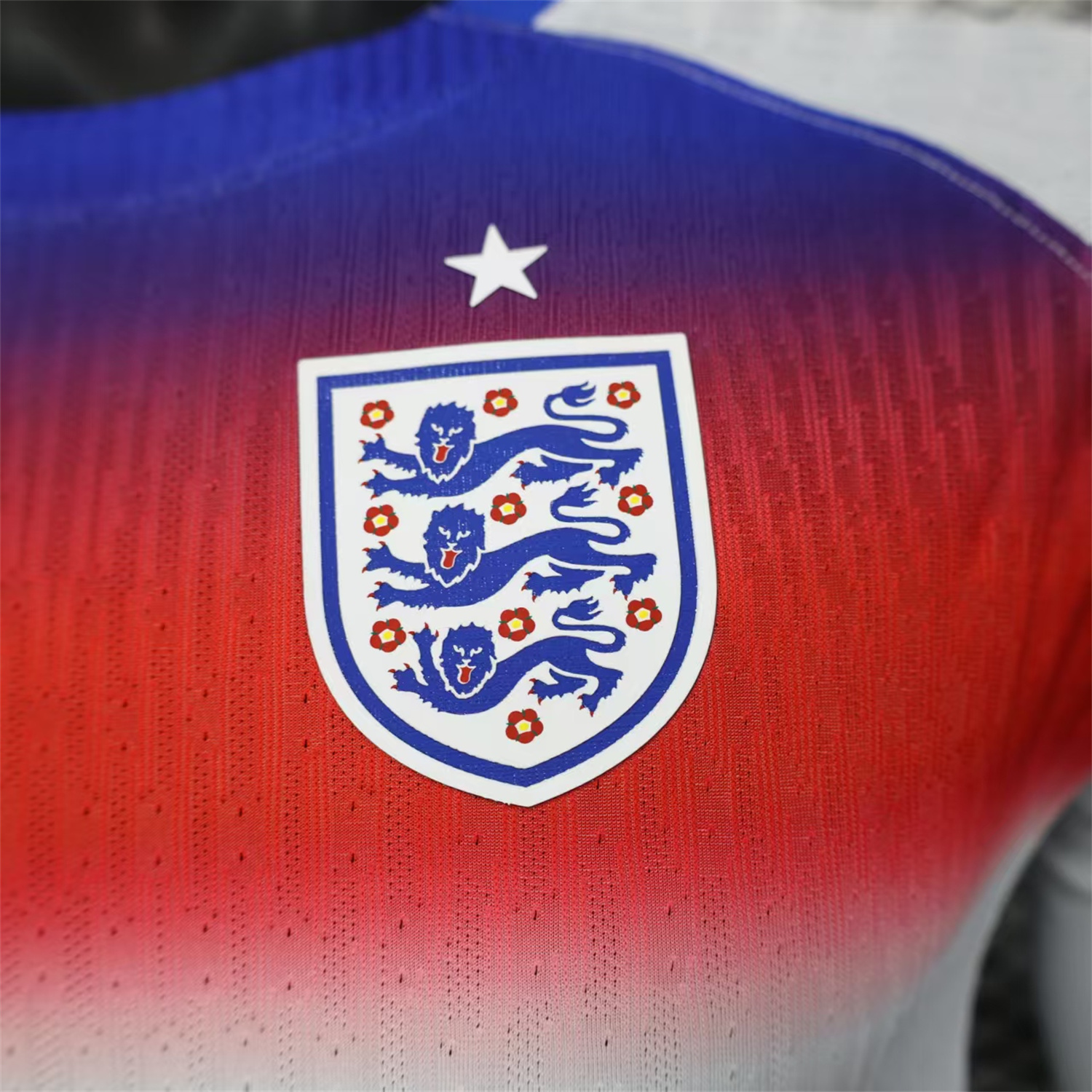AlphaJersey-England 2025 Women's Team Home Jersey - Men's Long Sleeves Player Version