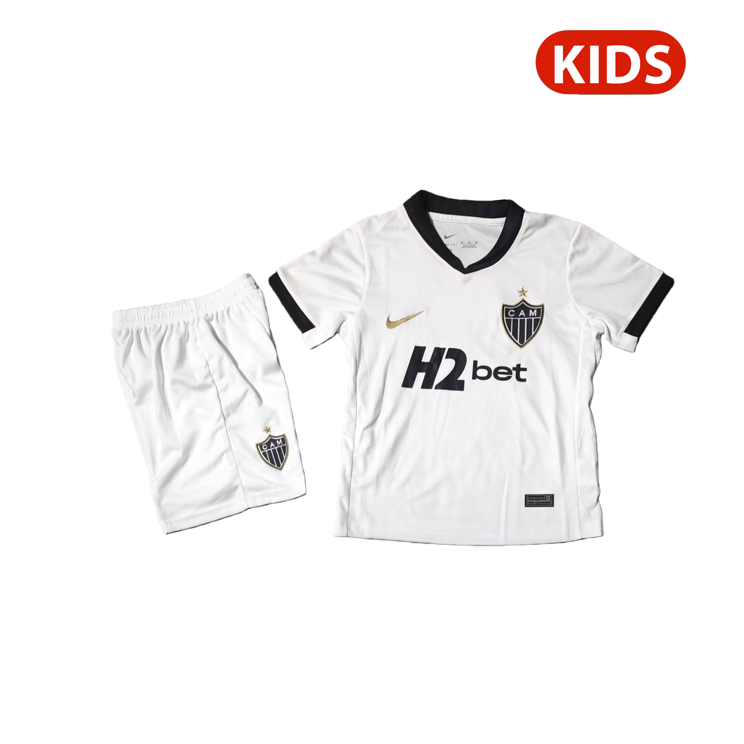 AlphaJersey-Atletico Mineiro 26-27 Away Kids Kit