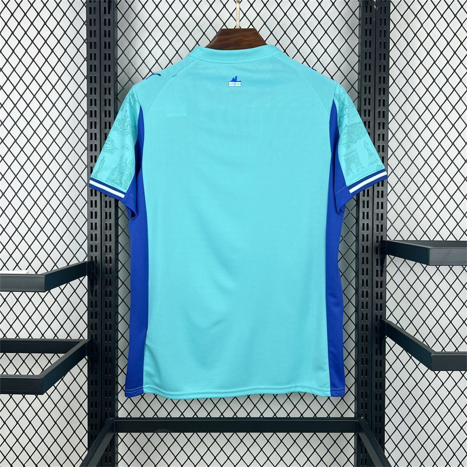 AlphaJersey-Marseille 25-26 Blue Goalkeeper Jersey - Fans Version