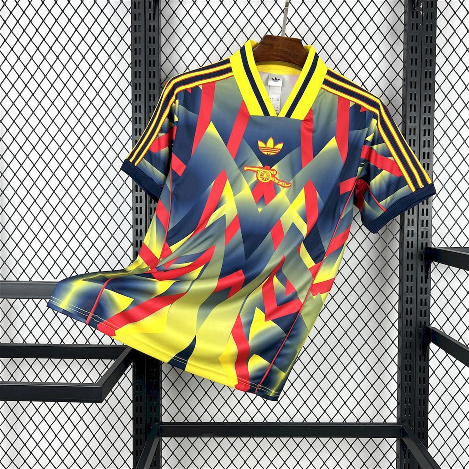 AlphaJersey-Arsenal 25-26 Red Yellow Blue LFSTLR Jersey - Fans Version