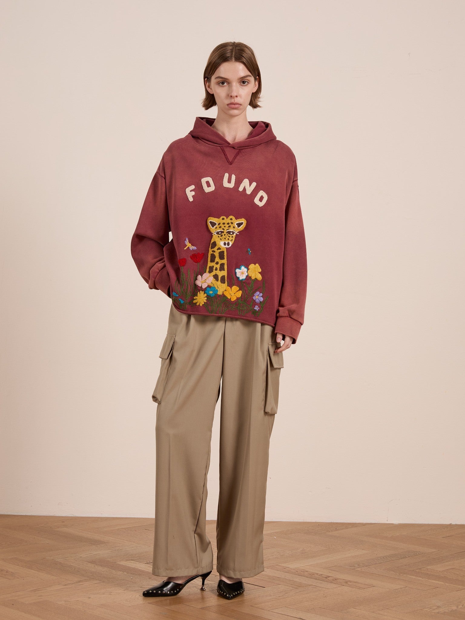 Embroidered Wildlife Hoodie | Modern Menswear by yycbvcnbmmnbm