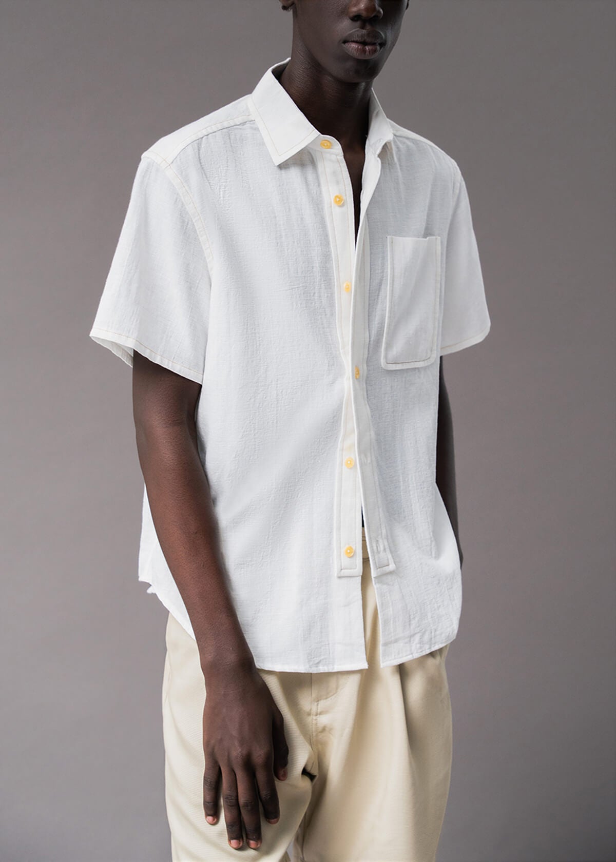Offset Slub White | Modern Menswear by yycbvcnbmmnbm