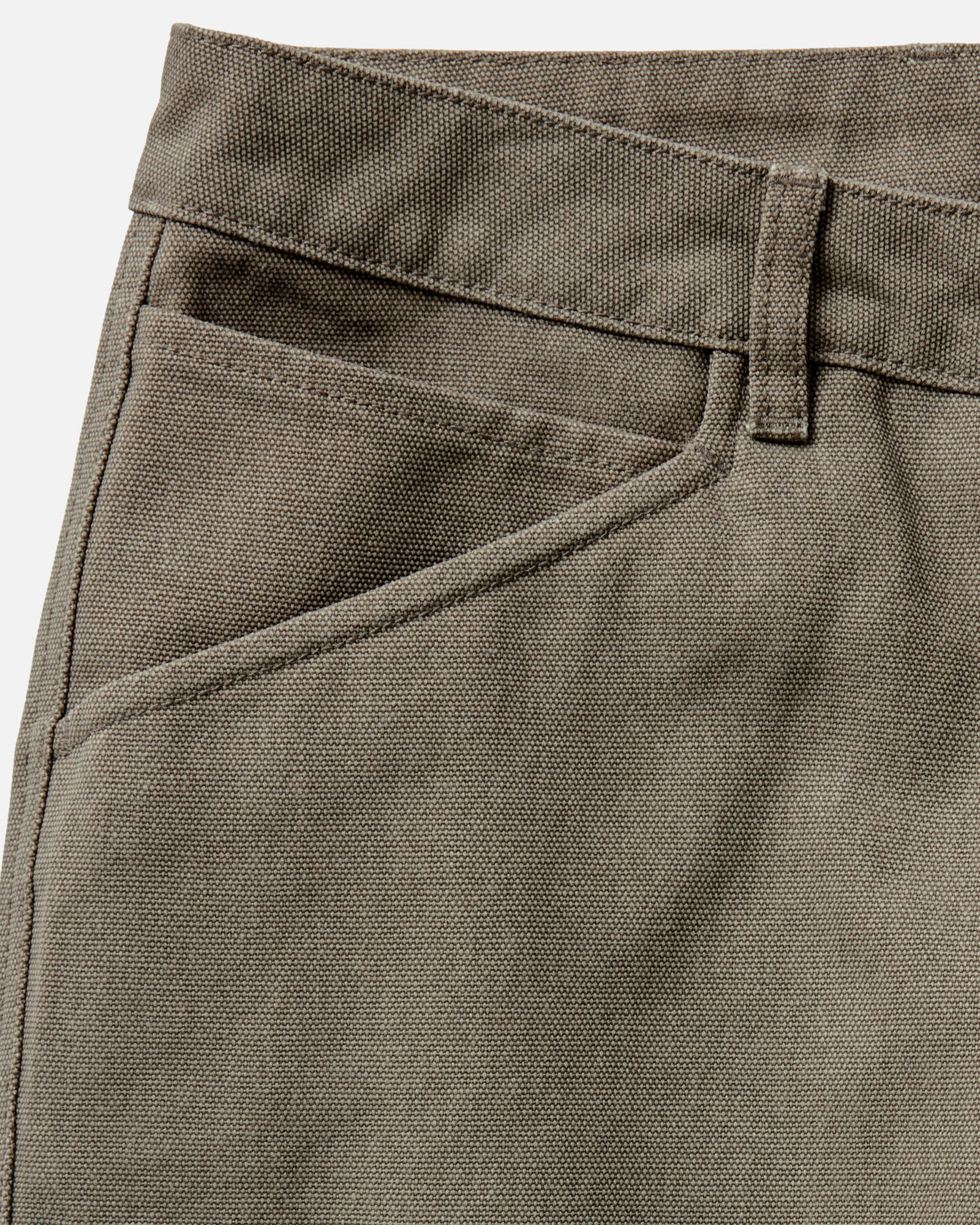 The Camp Pant in Stone Chipped Canvas | Modern Menswear by yycbvcnbmmnbm